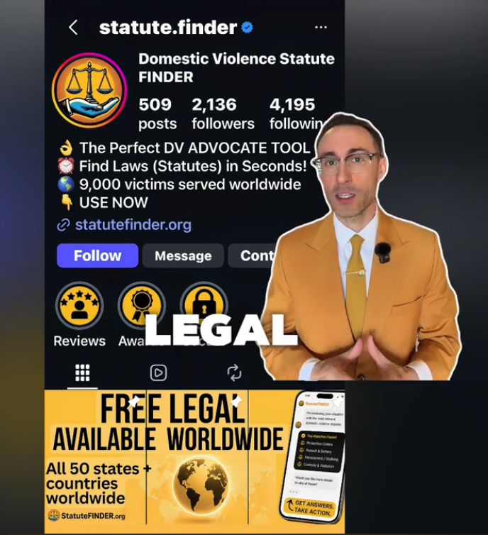 Add StatuteFINDER to your domestic violence resource list