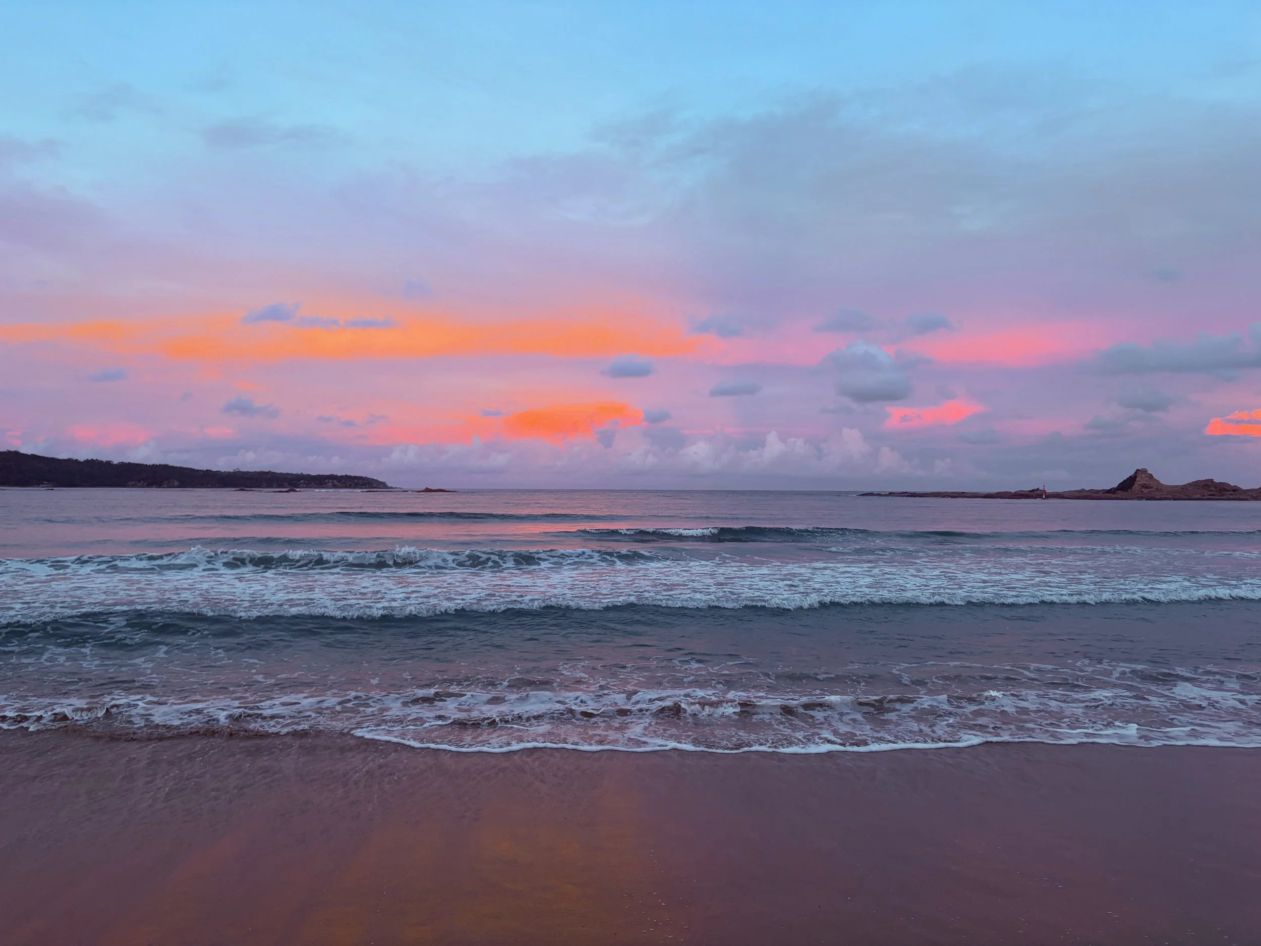 One of the local Australian beaches where I take my daily walk