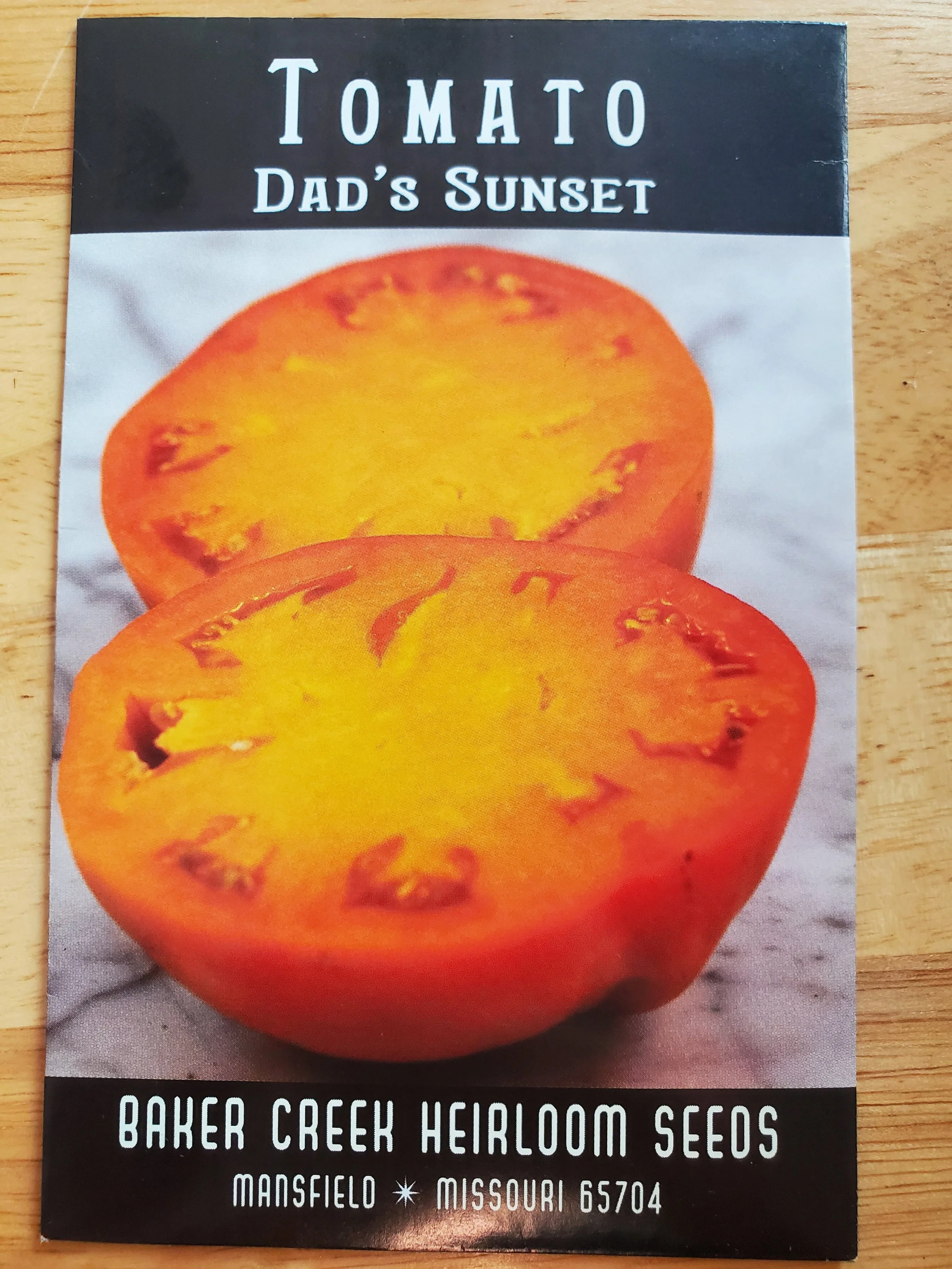 Dad's Sunset Tomato