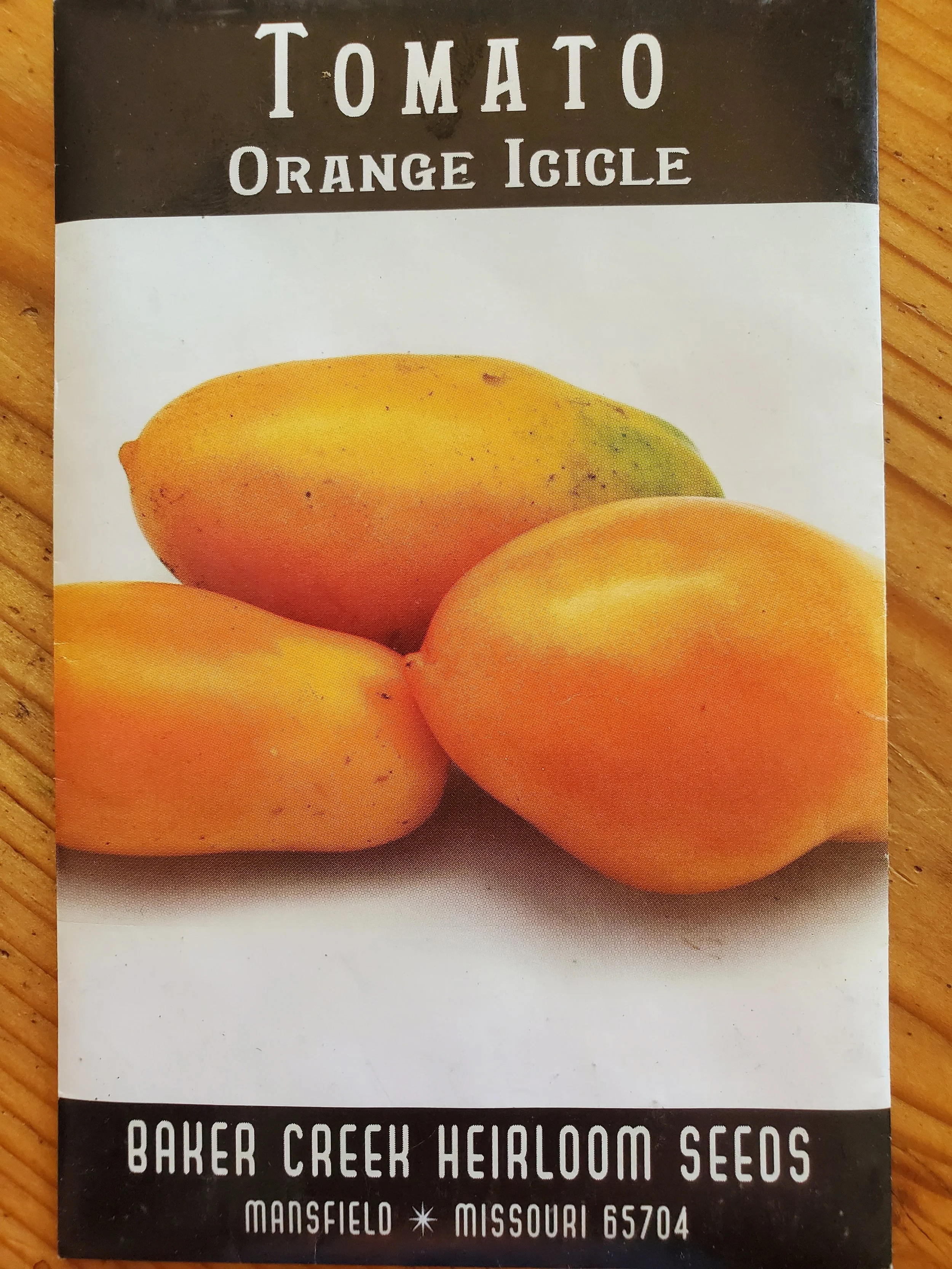 Orange Icicle Tomato