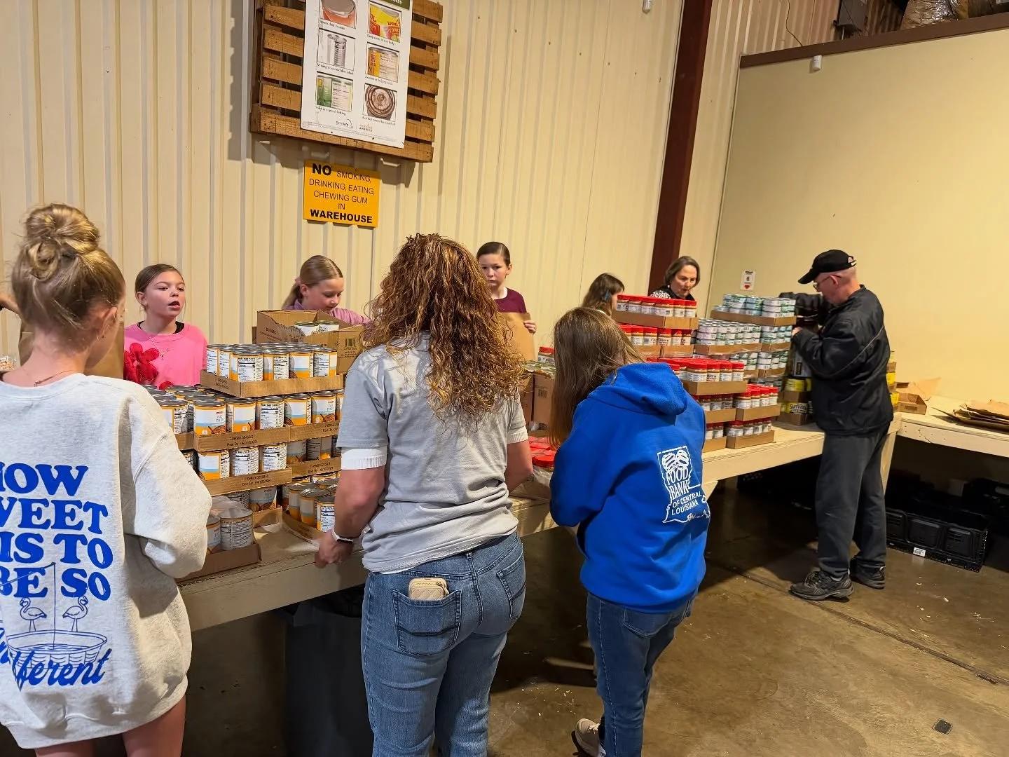 Our Uncommon One girls had a truly amazing time volunteering at The Food Bank of Central Louisiana. 

Thank you again @foodbankofcentrallouisiana