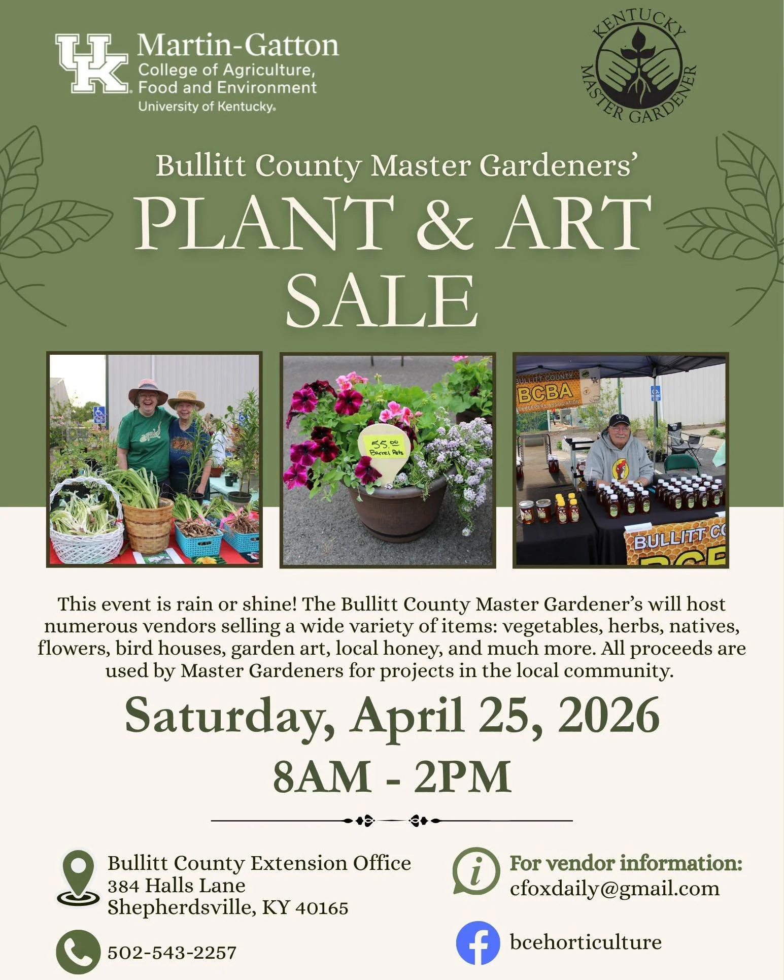 Bullitt County Master Gardeners' Plant & Art Sale