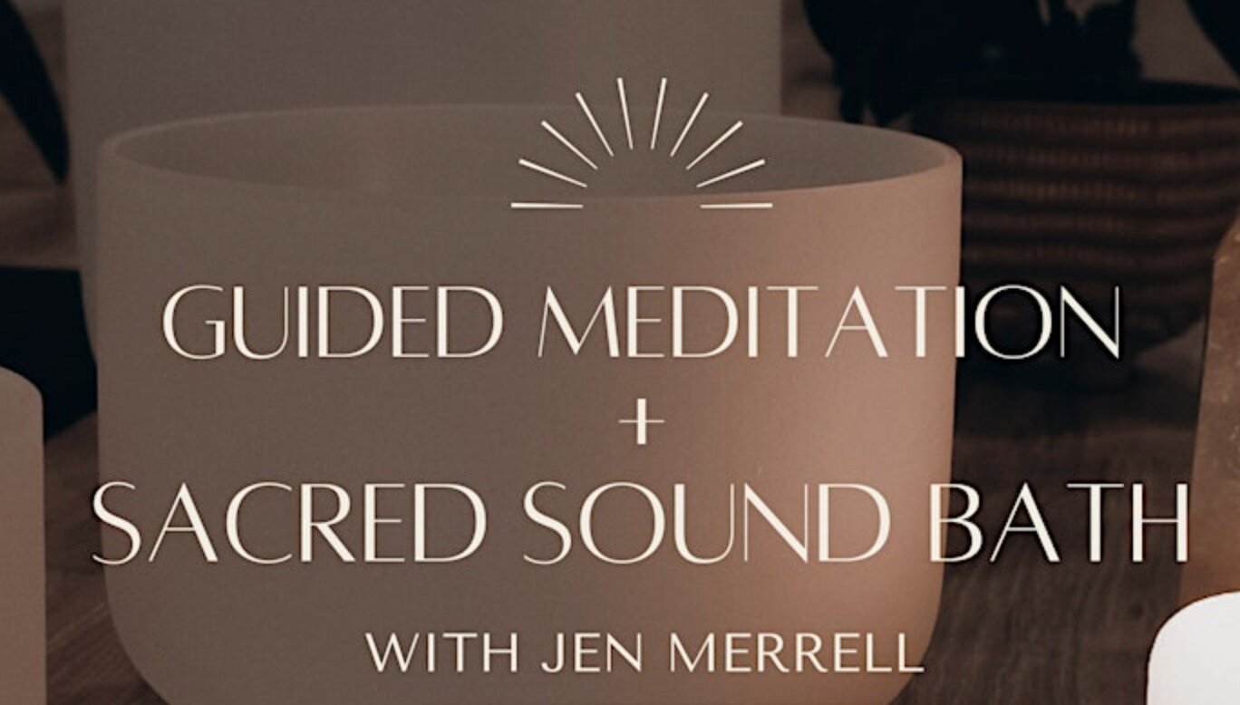 Friendly reminder Guided Meditation + Sacred Sound Bath tonight at the Thrive Hive!  7pm-8:15pm with Jen from @joulewellness 

This class is offered in a warm, comfortable room with an extra cushy yoga mat, bolster, blanket, and blocks provided for y