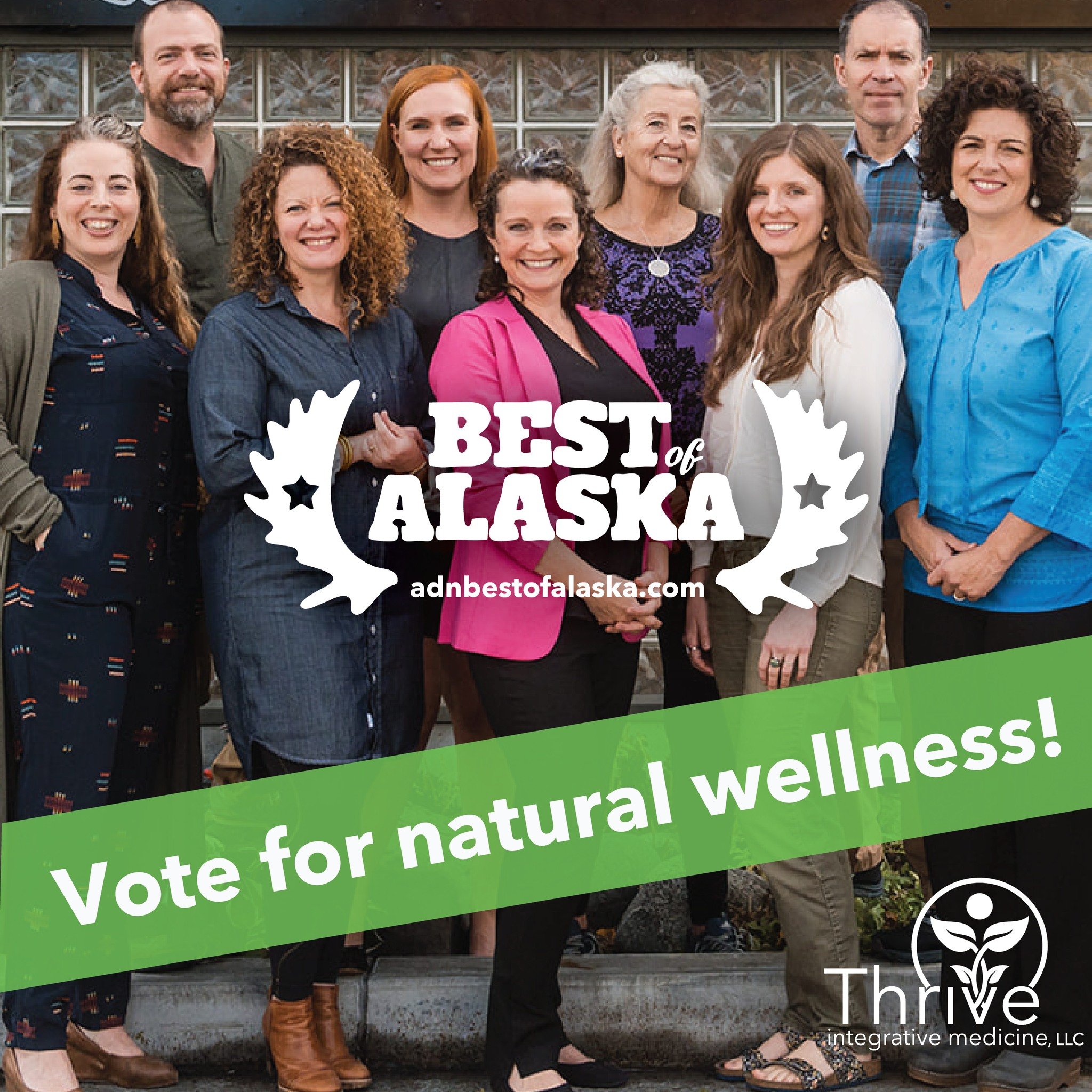 Have We Helped You Thrive? Now It&rsquo;s Time to Help Us!

Cast your vote --&gt; https://www.adnbestofalaska.com/vote#//

This year, we're thrilled to be considered in multiple categories:

- Integrative Medicine
- Naturopathic Care
- Acupuncture
- 