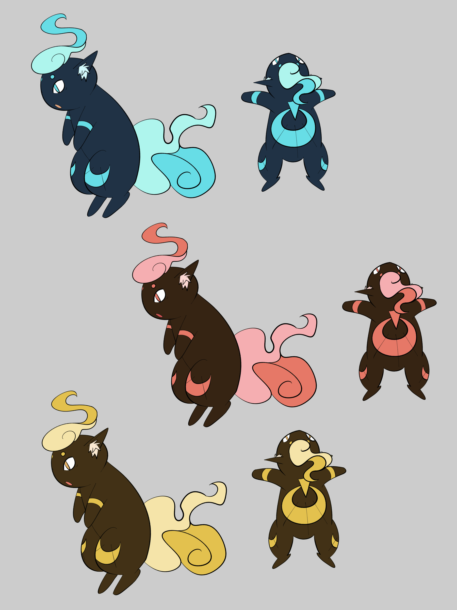 teleport creature colors.png