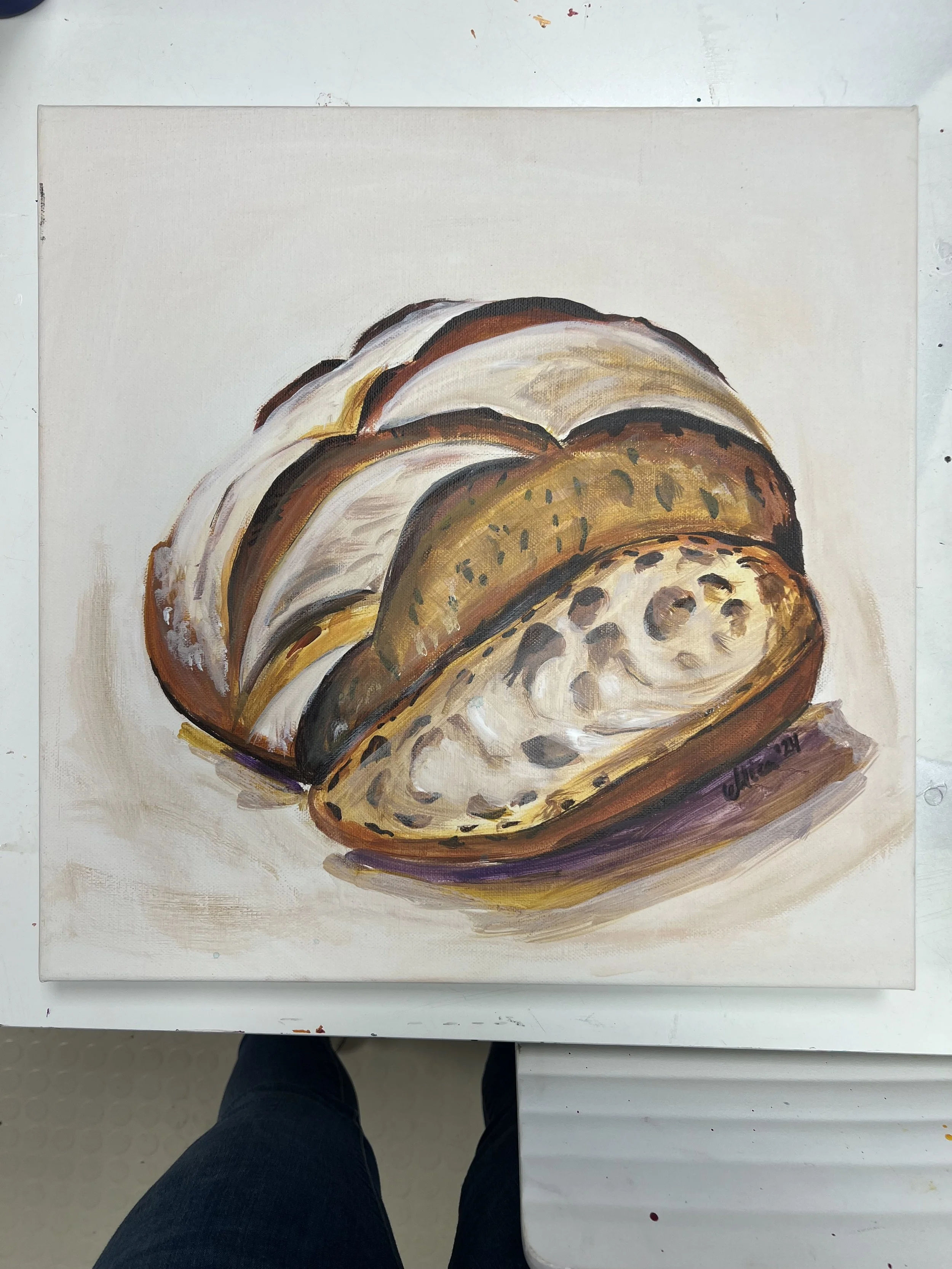 Sourdough painting