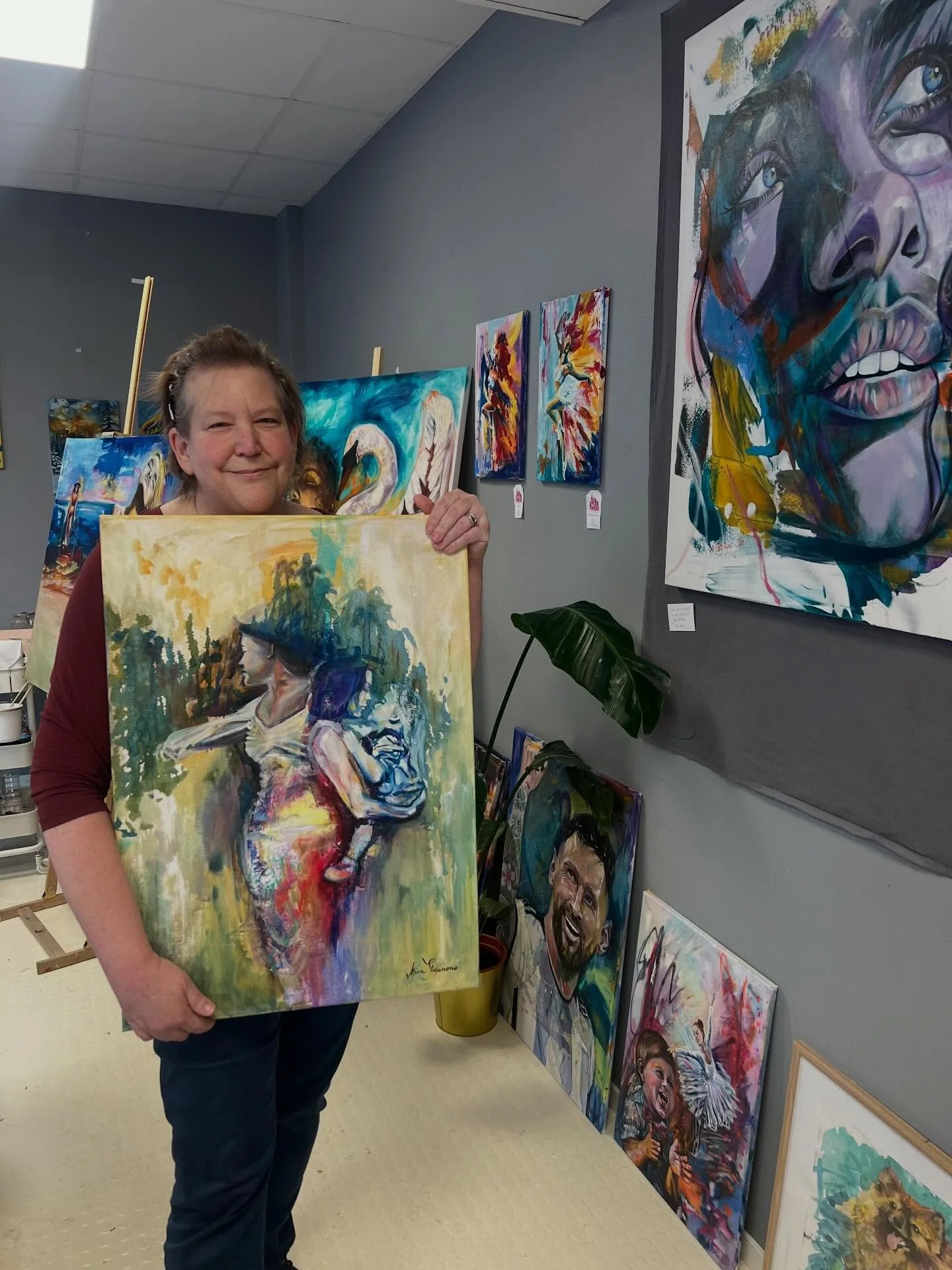 &rsquo;Freedom&rsquo; is on it&rsquo;s way to it&rsquo;s new home in Ohio, USA! 🤩 So grateful for my collectors, thank you for your support, P 🤎