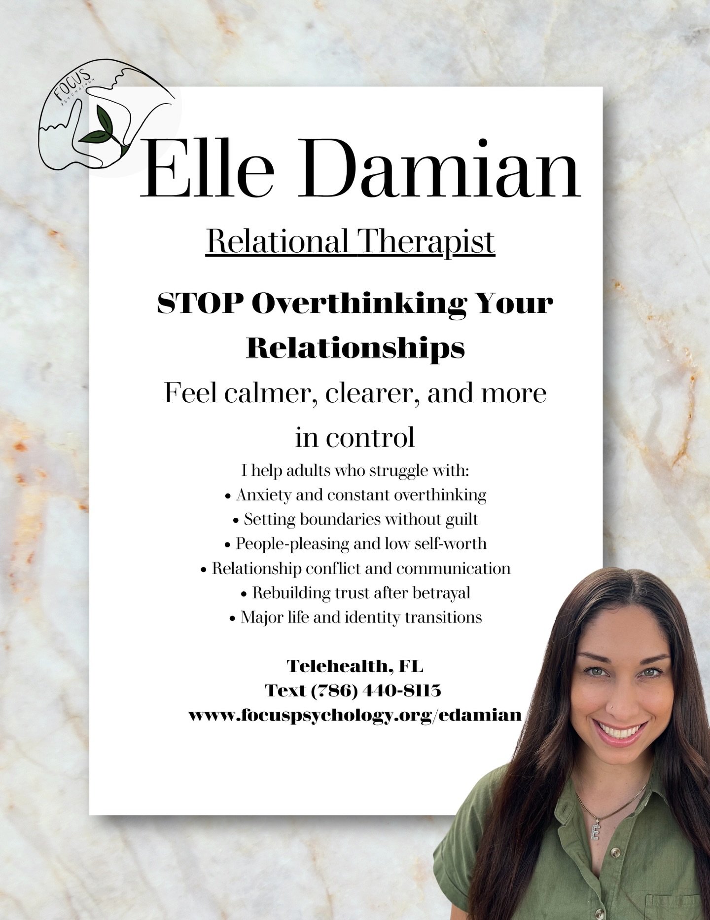 If you are: &bull; Overthinking every interaction &bull; Struggling to set boundaries &bull; Feeling anxious in relationships
You are not alone&mdash;and you are not stuck.
I help adults feel calmer, clearer, and more in control of their relationship