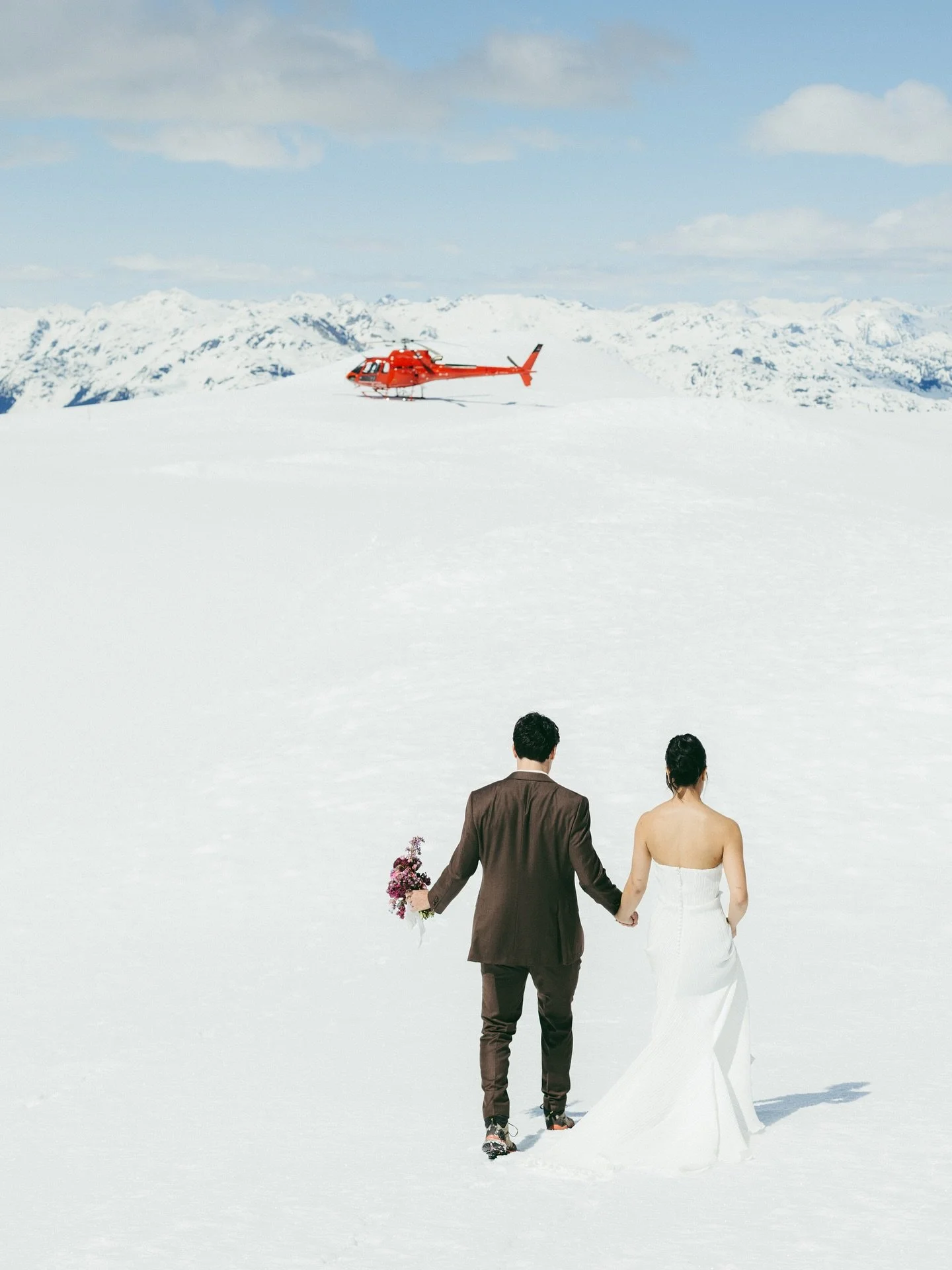 Sometimes the most meaningful way to say &ldquo;I do&rdquo; is in silence&mdash;just the sound of snow crunching under your boots, the wind brushing past your vows, and the view stretching endlessly in every direction.

A private ceremony on a mounta
