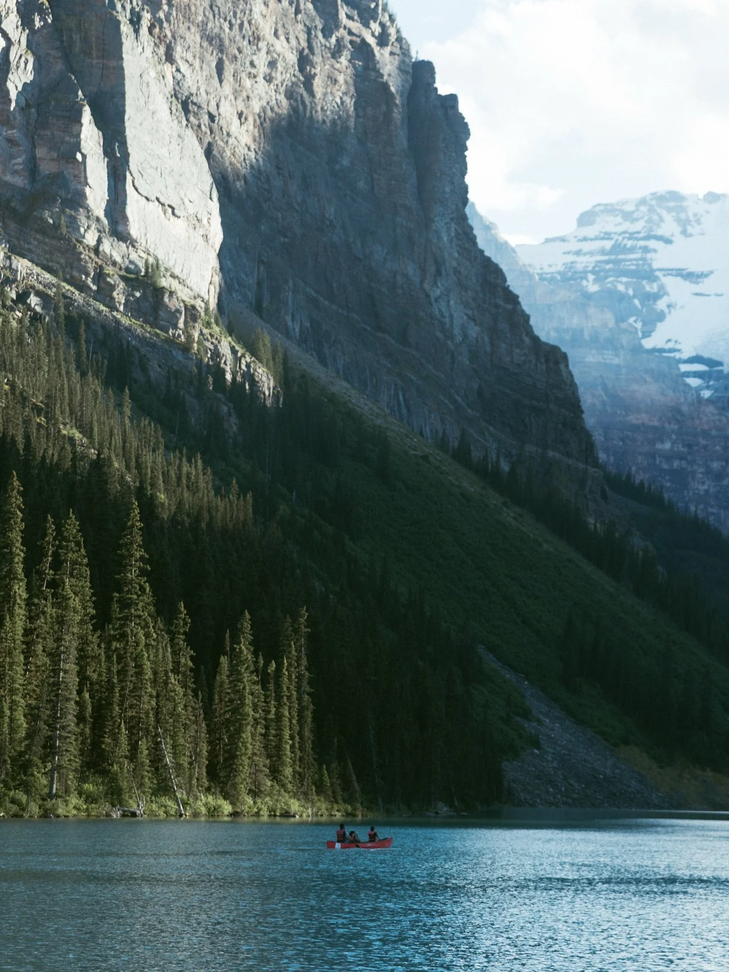 Where the water remembers the sky.
The blue of Alberta&rsquo;s lakes feels otherworldly &mdash; calm, cold, endless.
Driving through the Rockies, it&rsquo;s easy to forget where the earth ends and reflection begins.

📍Peyto, Louise, Bow, and the roa