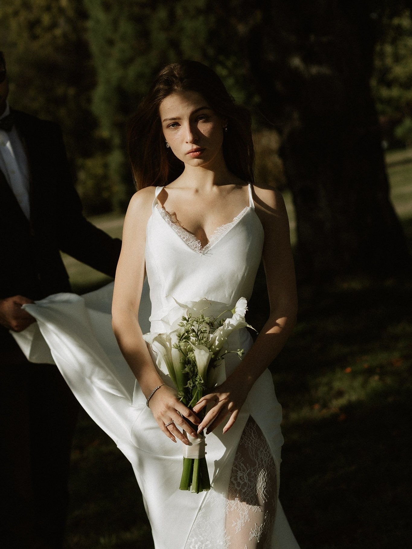 A cinematic take on bridal elegance &mdash; refined textures, timeless tones, and golden light.

Photographer and creative director : Raveen Perera &mdash; @etherealframes.ca 
Florals: @elysian.floral 
Dress Designer: @kristinlisadesign 
Models: @_ss