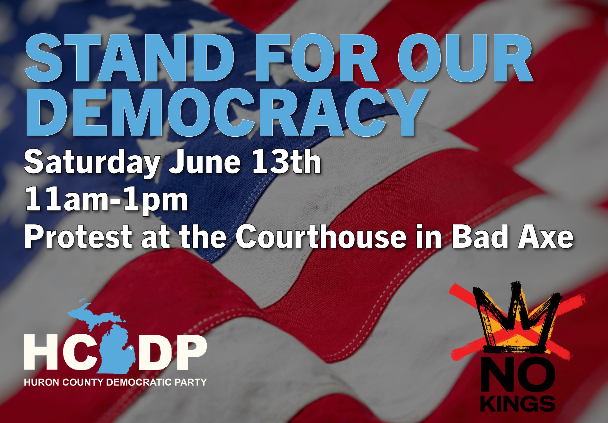 Stand for Our Democracy Protest