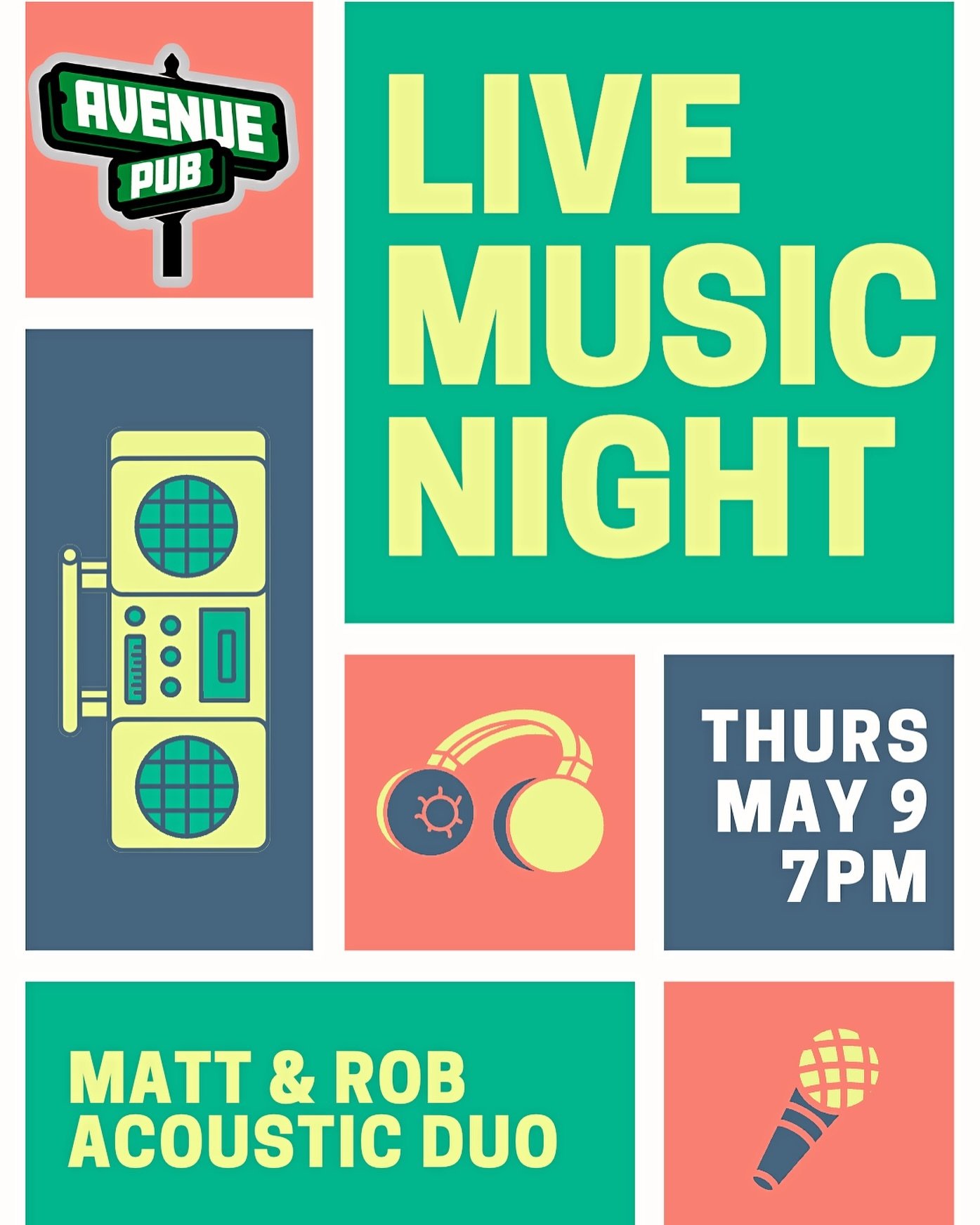 Have you made it out to one of our events yet? Now we have trivia as well as music nights on rotation. Trivia is the third Thursday of the month and music the second Thursday of each month. 📅 🎯 

Our next night of music and fun at the Avenue Pub is