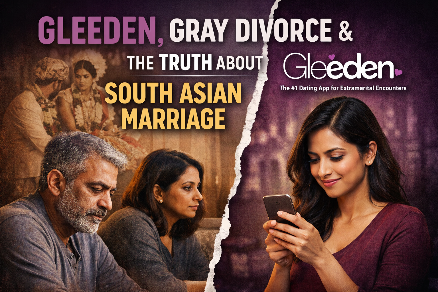 Gleeden, Gray Divorce &amp; What South Asian Singles Must Know About Marriage Compatibility