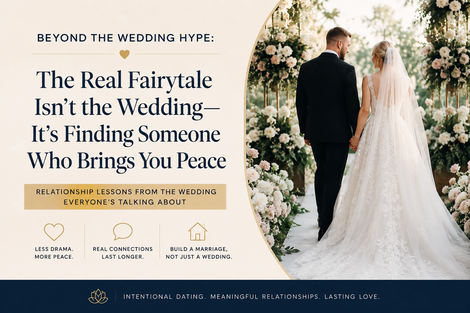The Real Fairytale Isn't the Wedding—It's Finding Someone Who Brings You Peace