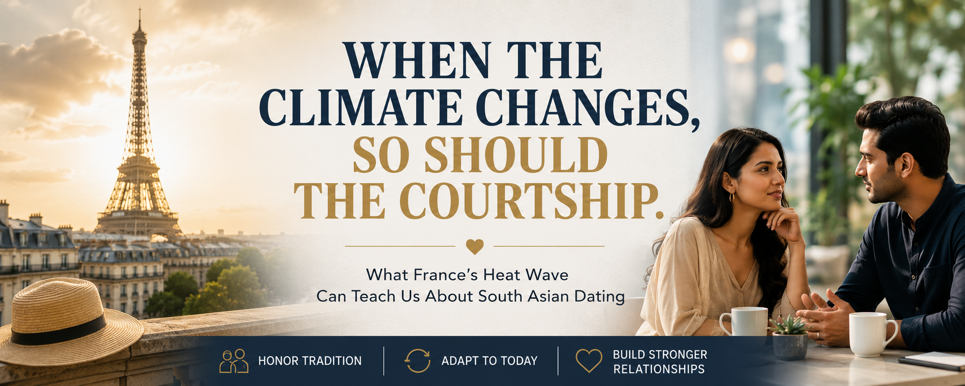 When the Climate Changes, So Should the Courtship: What France’s Heat Wave Can Teach Us About Dating