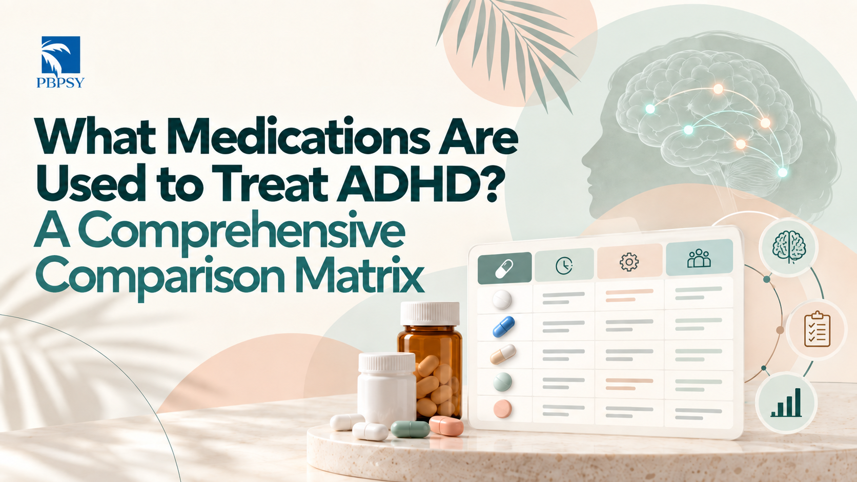 Comprehensive ADHD Pharmacotherapy Quick-Glance Matrix