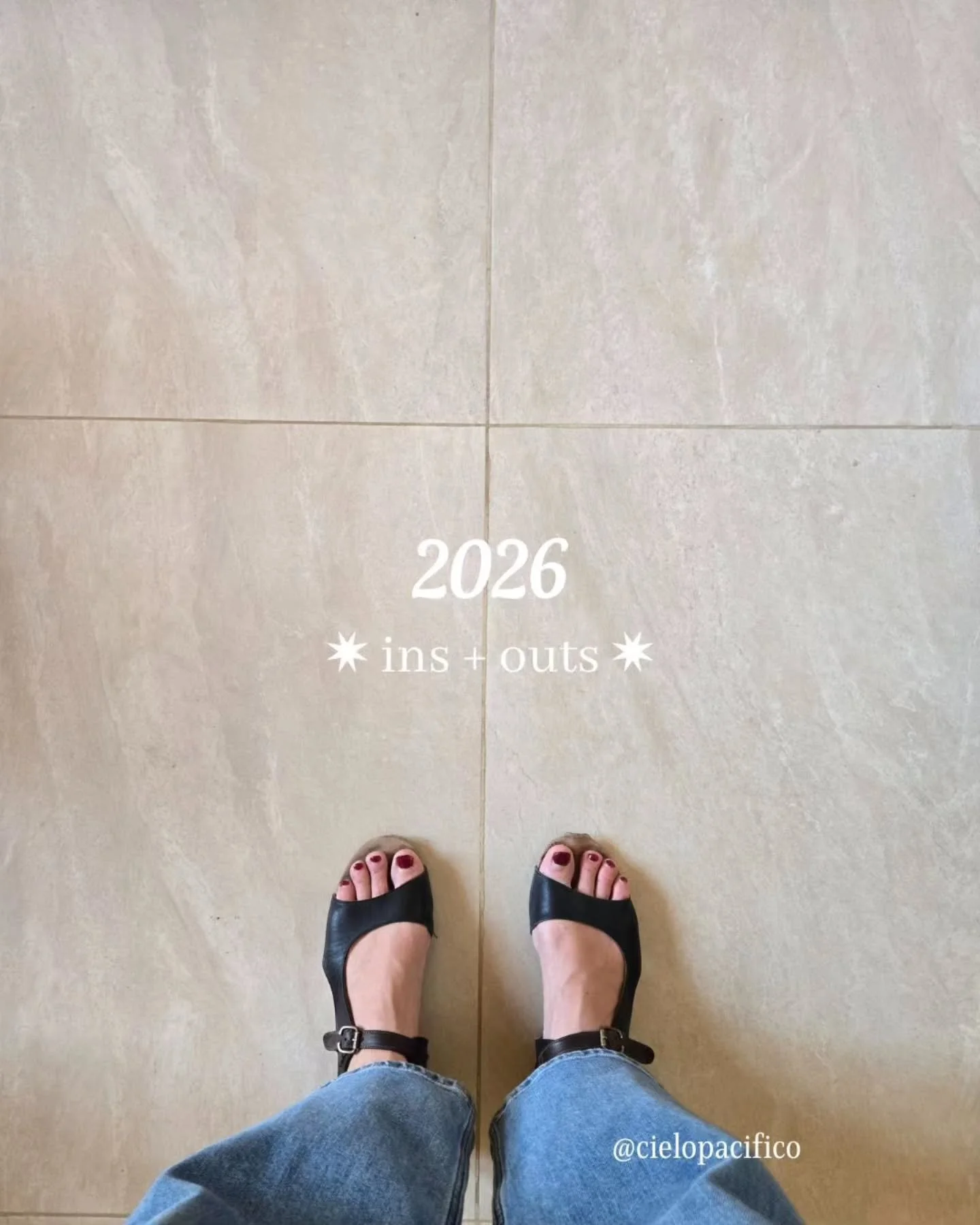 Out with the old, in with the Baja. 🌵🌴

&bull;&bull;&bull;

2026 ins and outs &bull; 2026 travel inspiration &bull; Cielo Pac&iacute;fico &bull; Casa Hygge Mexico &bull; In and Out for travel &bull; Travel list &bull; Mexico travel