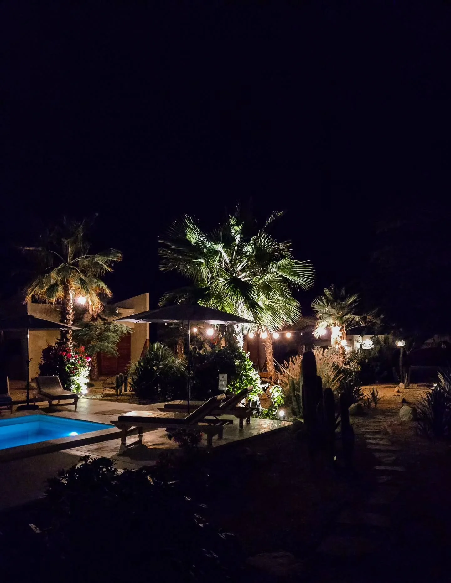 @casahyggemexico is a different world at night... ✨️ 

Muted lights lead the way through the grounds and the stars twinkle brightly above. You can hear the waves tumbling onto the beach. Crickets sing their evening song. The breeze is calm and fresh,