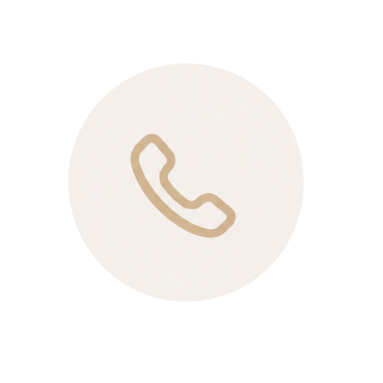 Icon of a phone handset inside a circle, indicating a call or phone contact.
