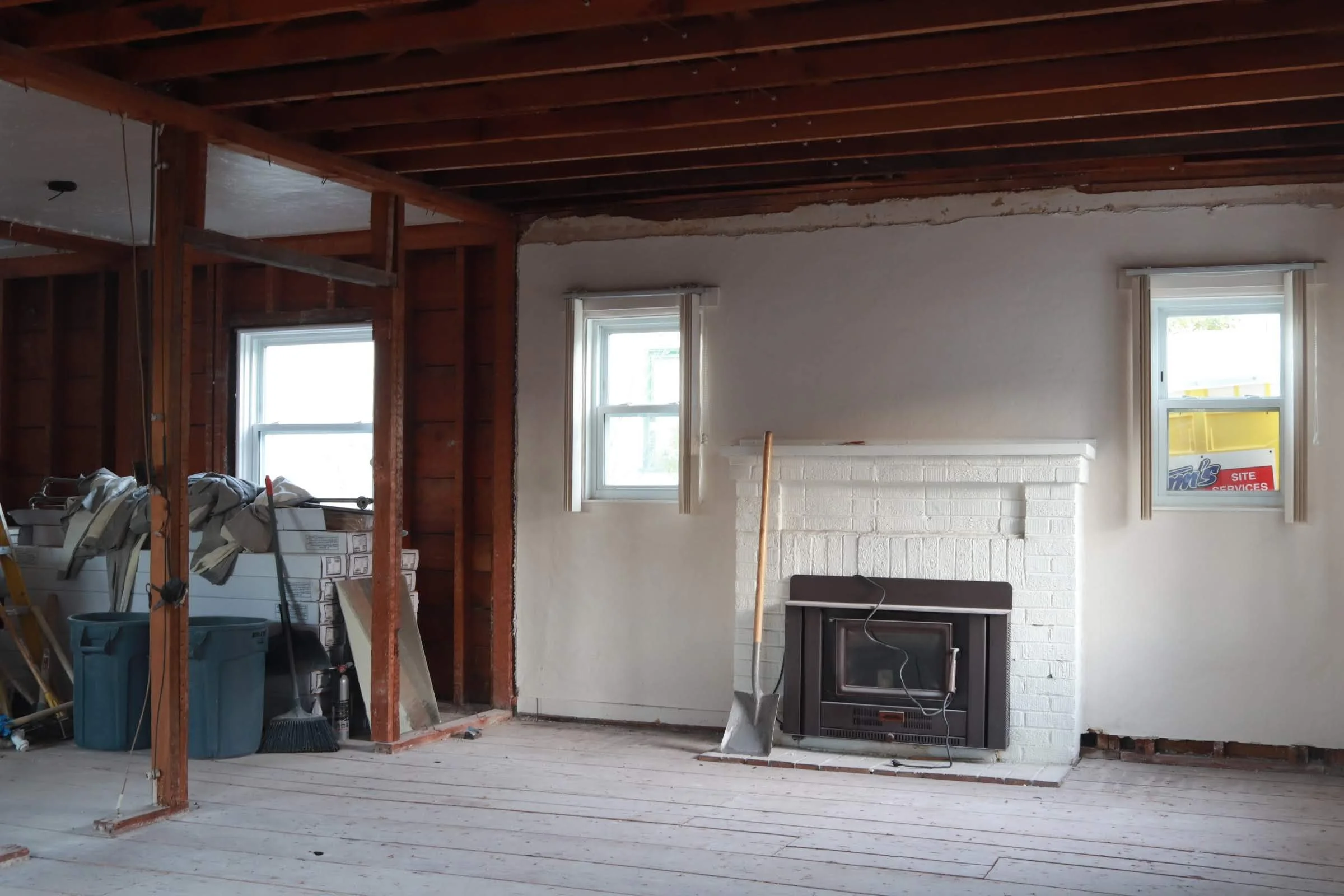 Open up the wall to the kitchen. 