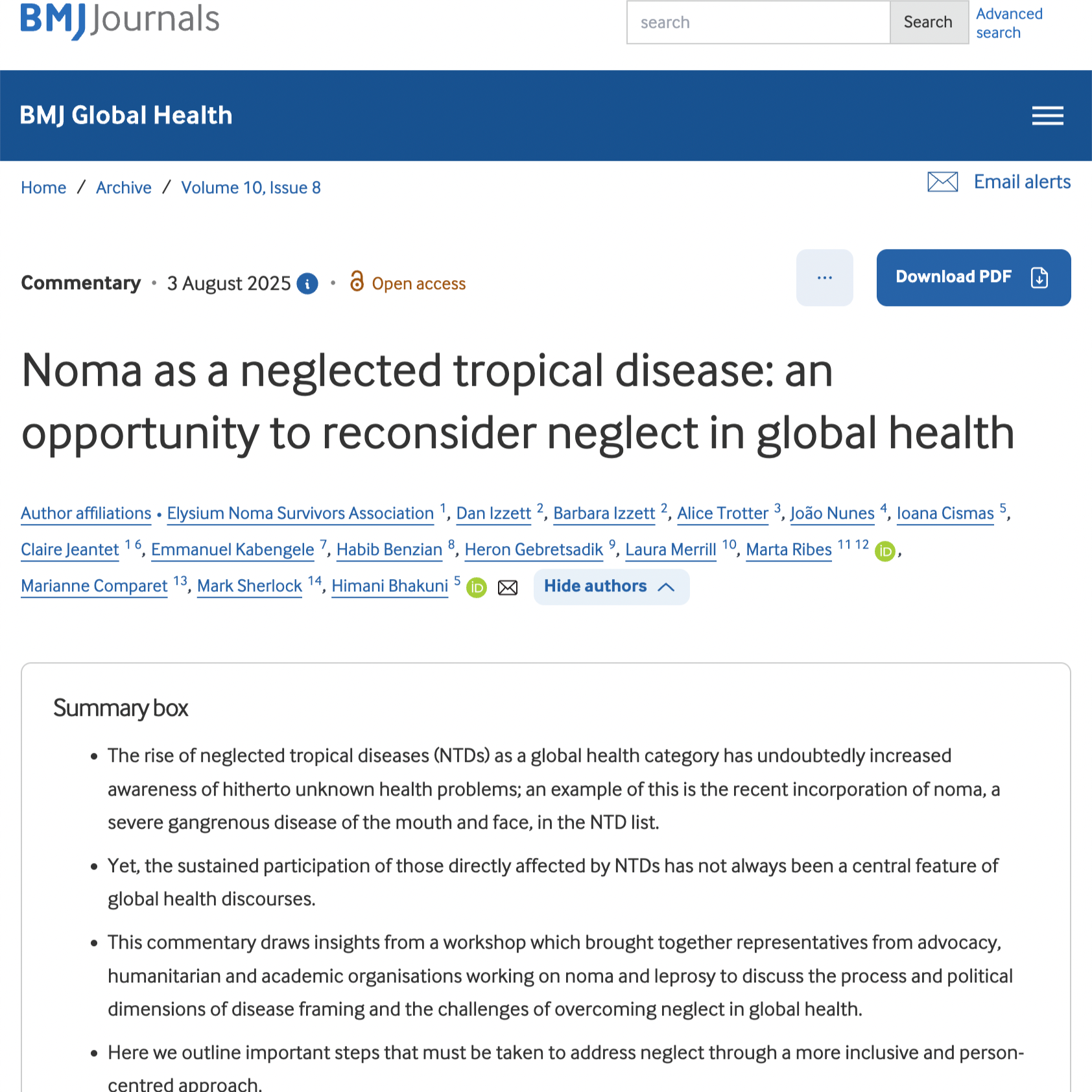 BMJ Global Health