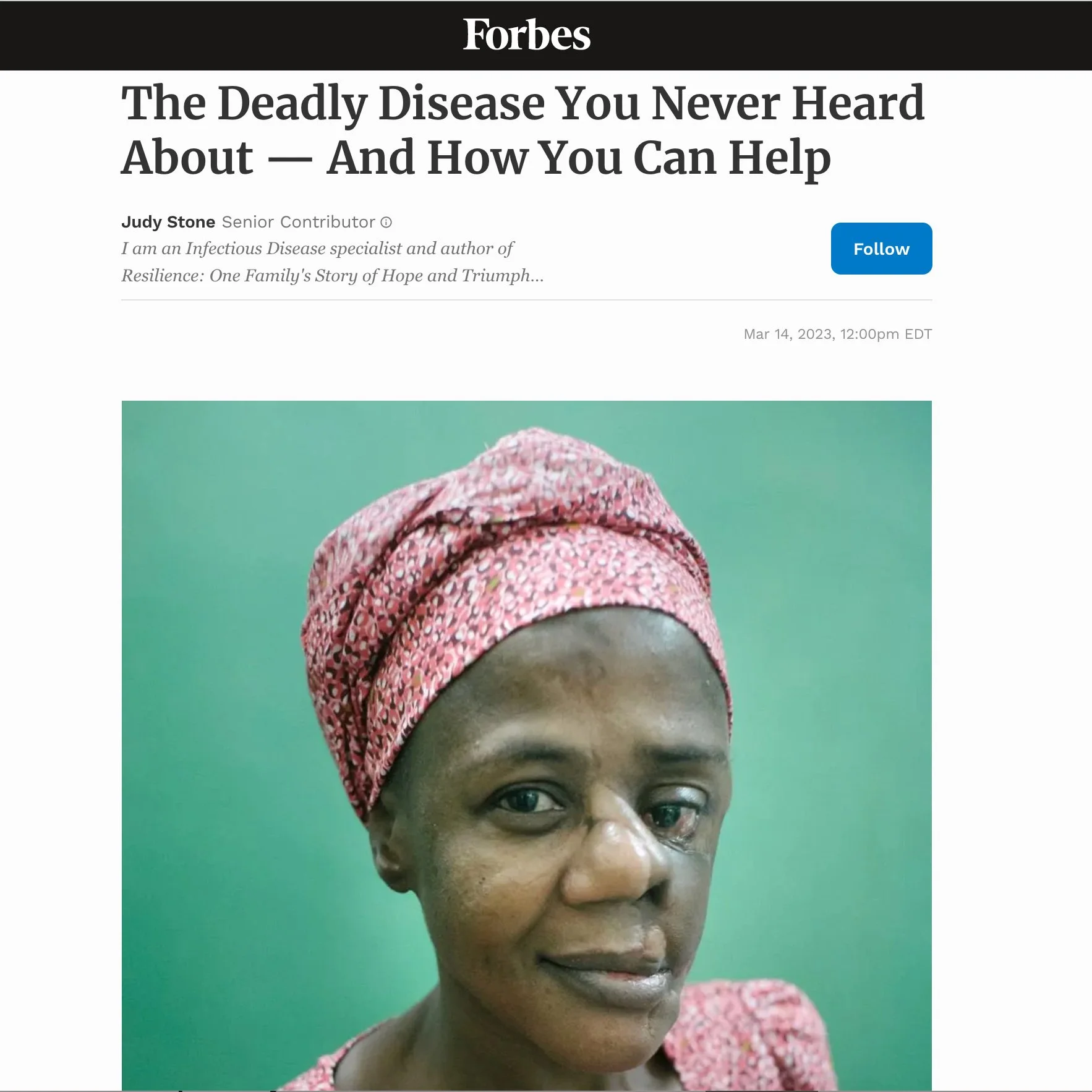 The Deadly Disease You Never Heard About — And How You Can Help