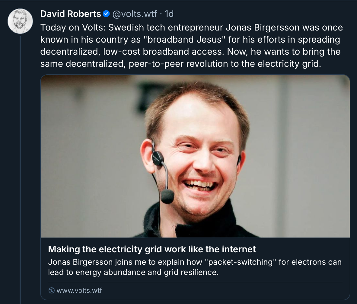EnergyNet, a conversation with David Roberts @Volts podcast