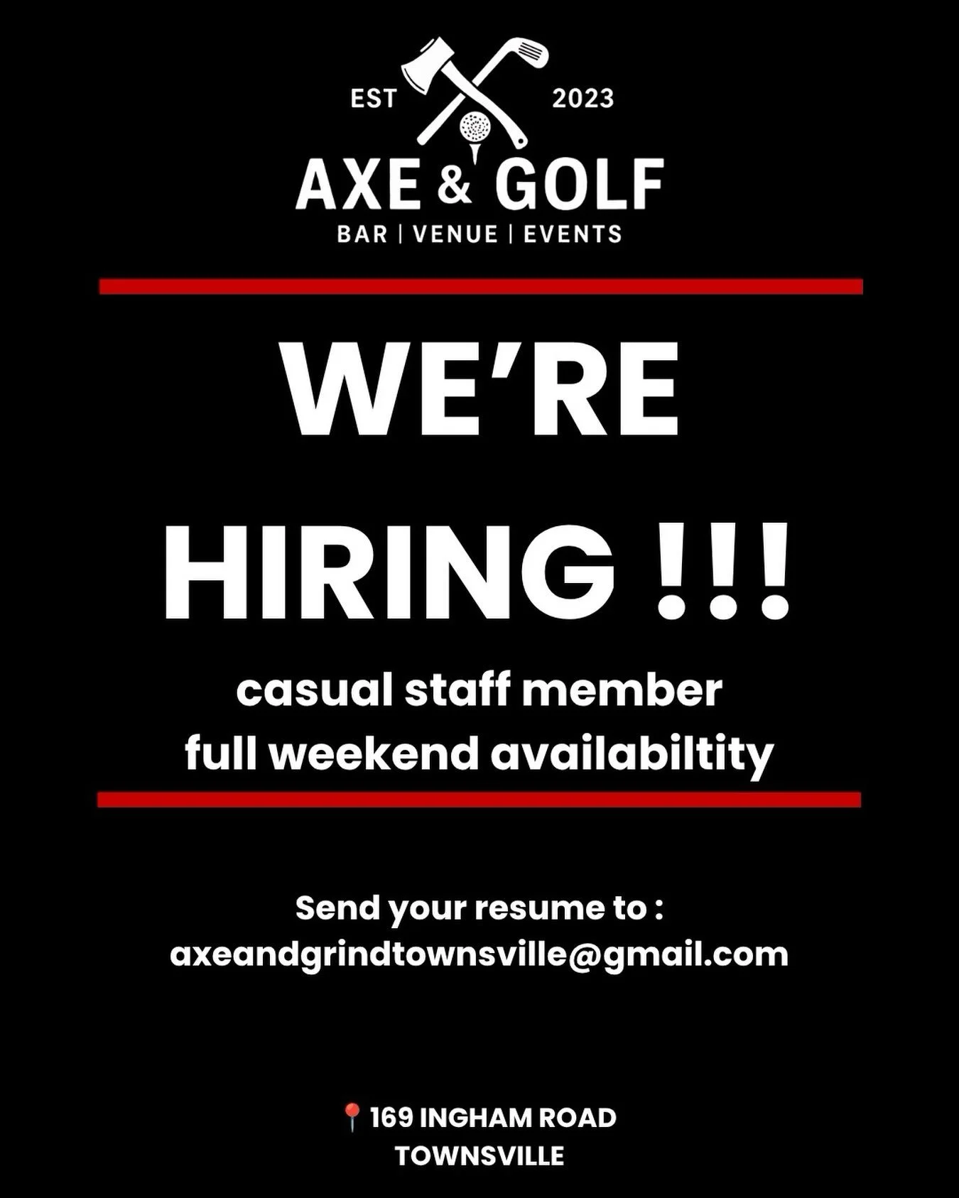 📣 We&rsquo;re hiring - Shift Manager + Promitions &amp; Marketing!!! 

Got personality, initiative and ideas? We want you! 

This isn&rsquo;t your average job. One night you&rsquo;re running a packed Saturday, the next you&rsquo;re brainstorming a n