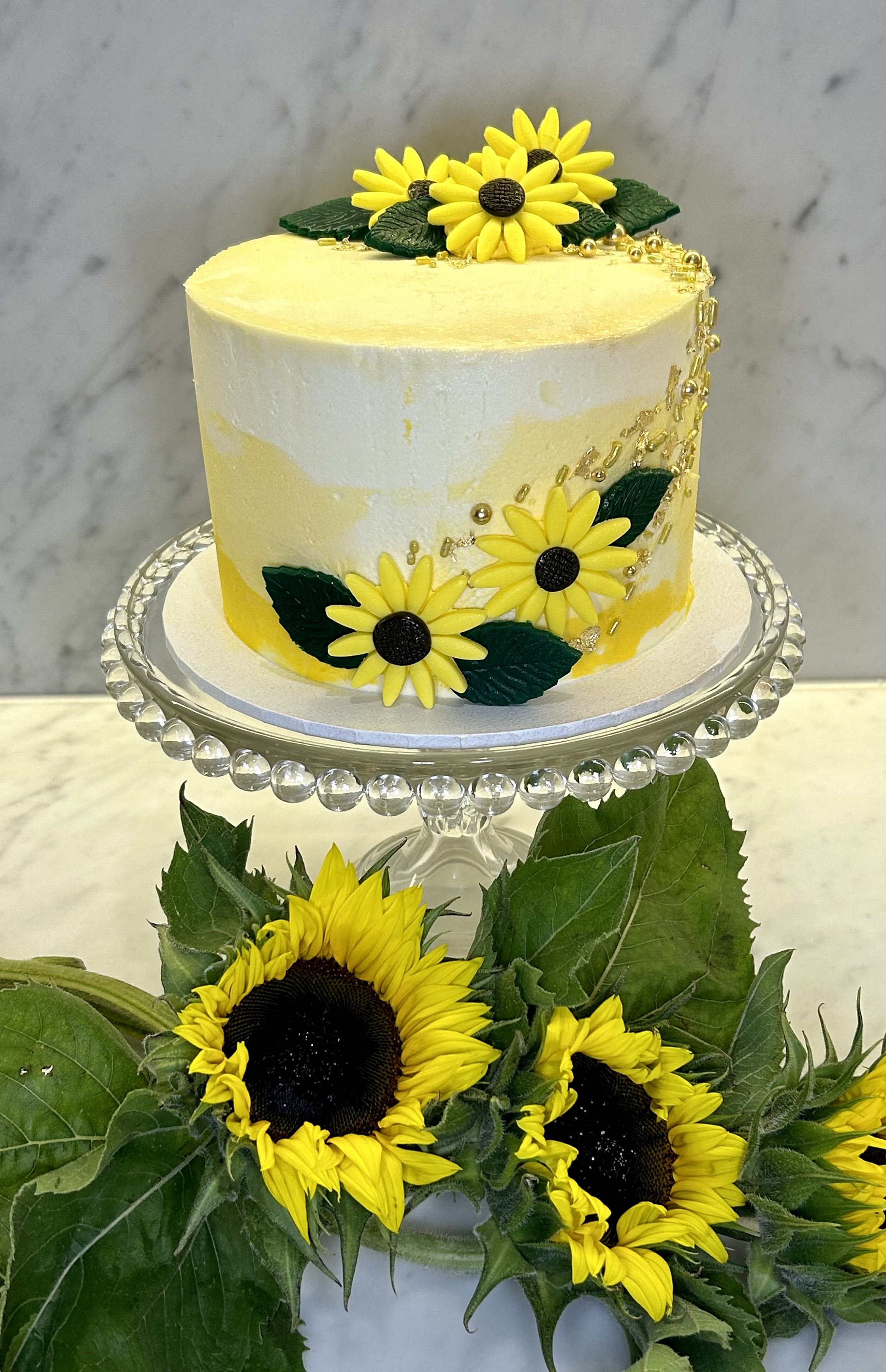 Raspberry & white chocolate cake with white chocolate ganache & white chocolate buttercream