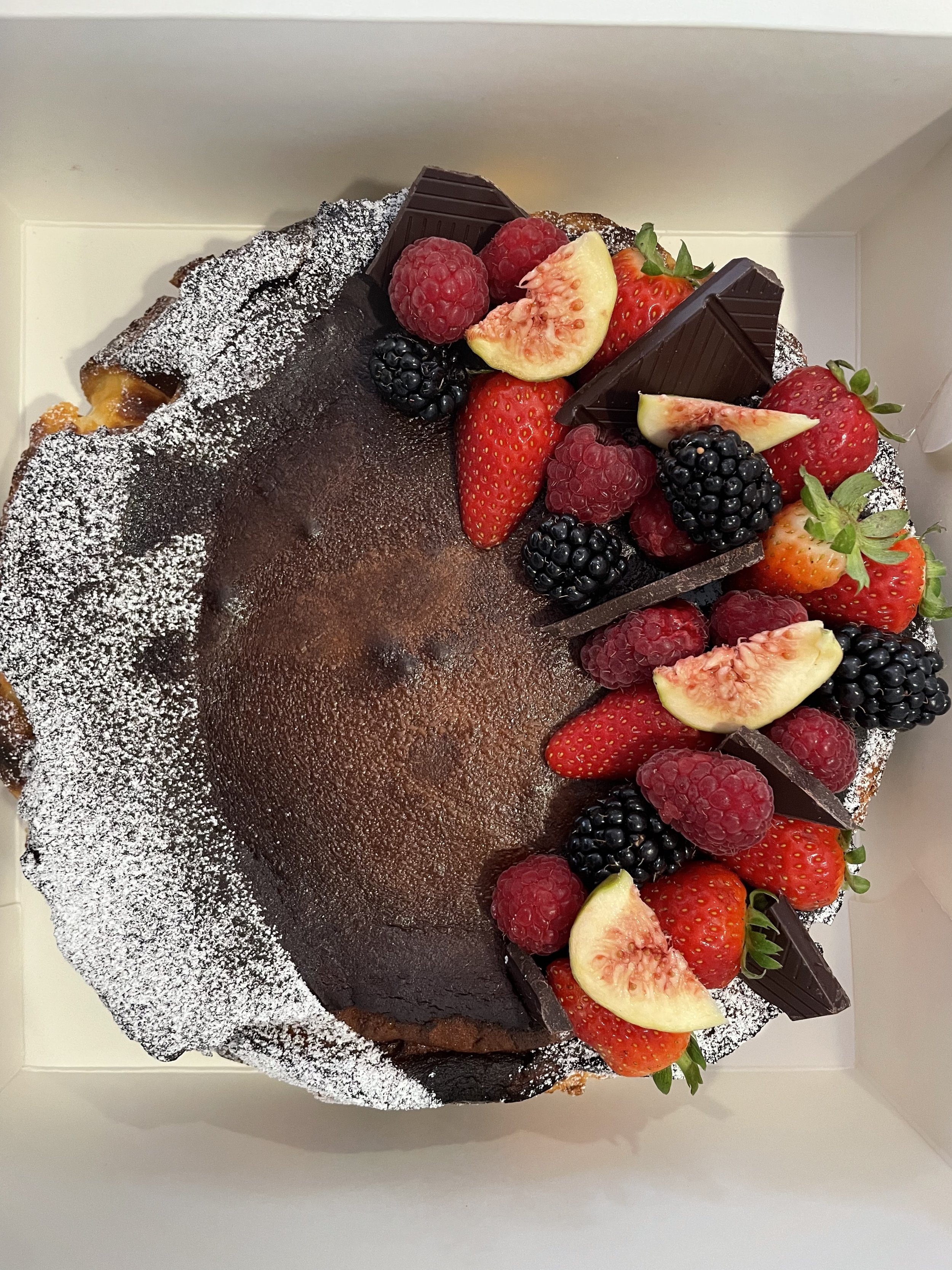 Basque cheesecake