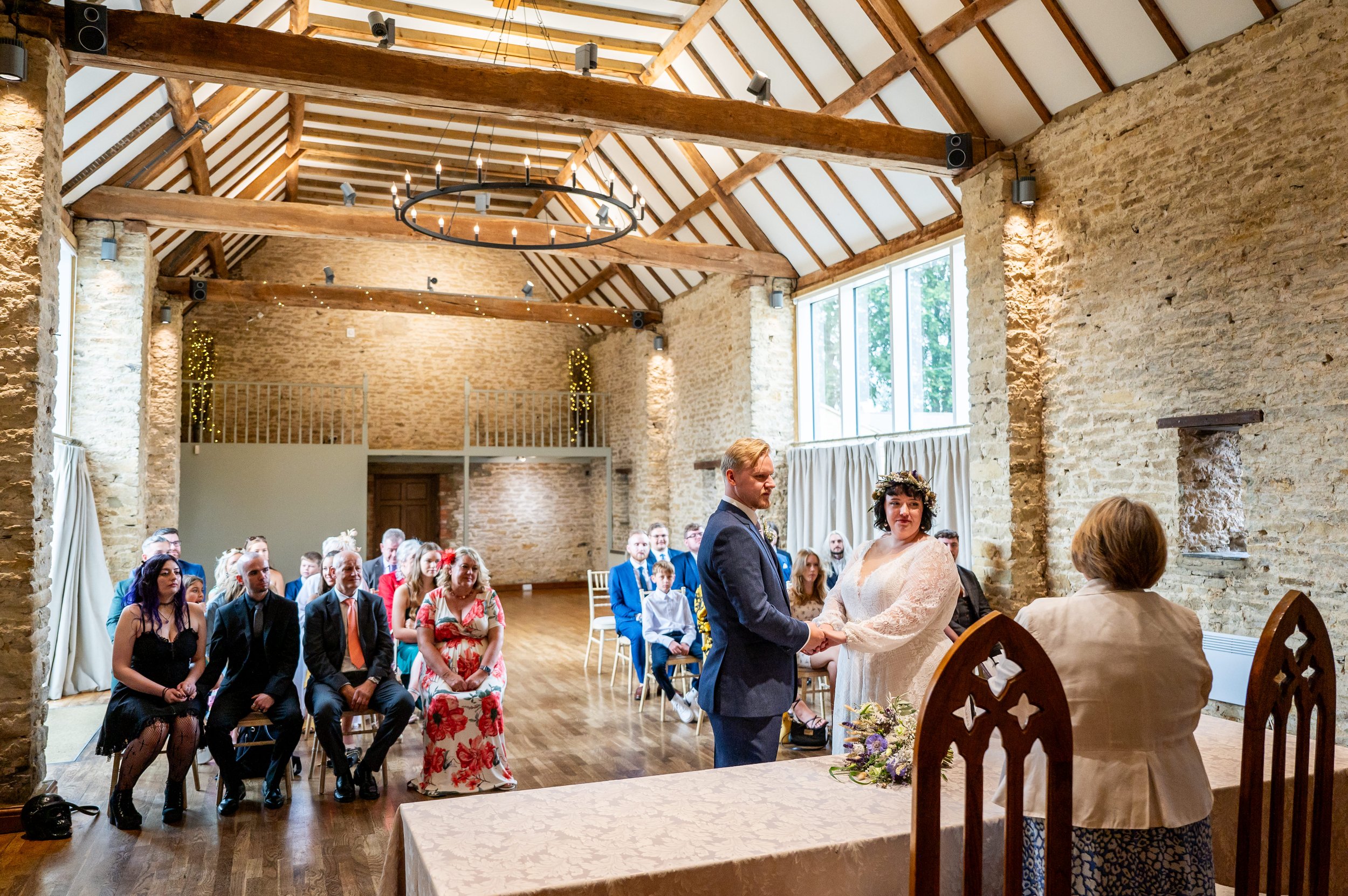 Ceremony at the great barn aynho 