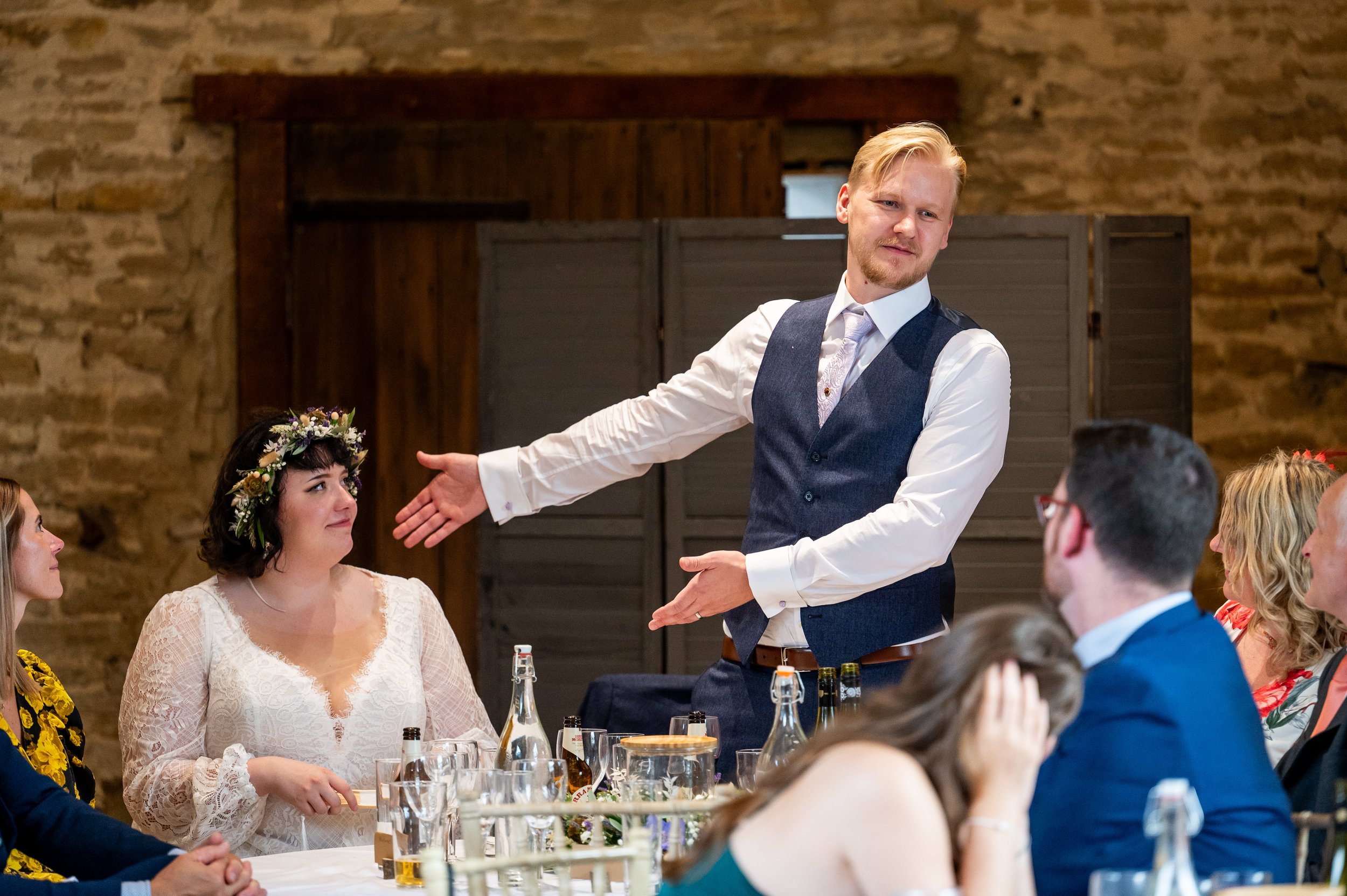 Speeches at the great barn 