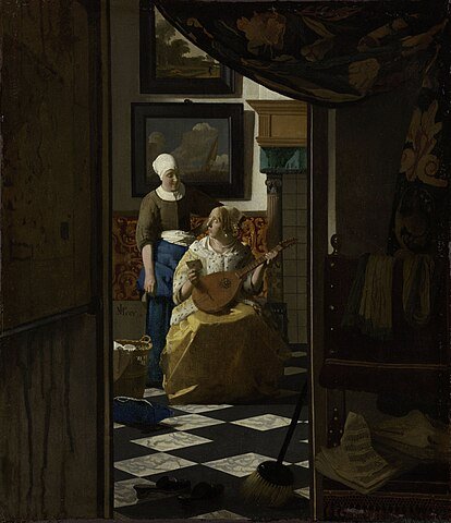 Johannes Vermeer (1632-1675) La lettre