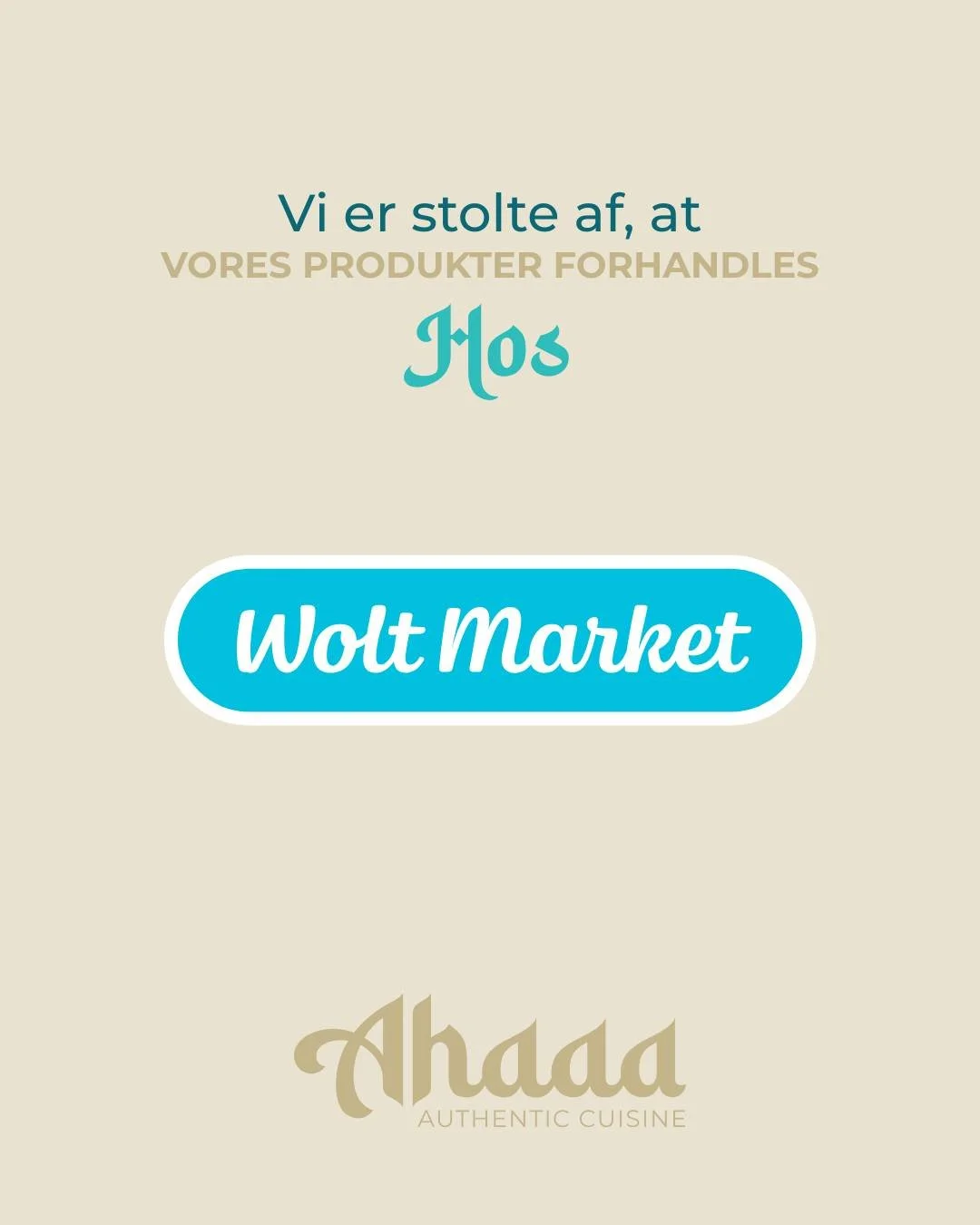 WOLT + AHAAA = nem december!

Vidste du, at du kan finde alle vores produkter p&aring; WOLT Market? 

N&aring;r du st&aring;r og mangler tahini, hummus eller fladbr&oslash;d, s&aring; klarer WOLT det p&aring; f&aring; minutter. 

Madgl&aelig;de lige 