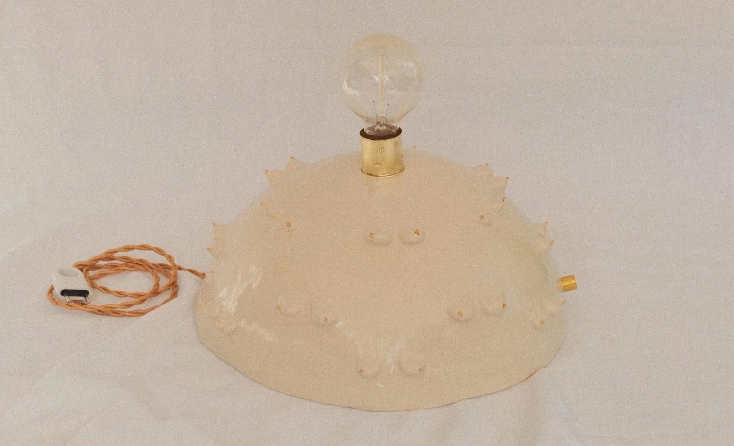 "Boom boom" Lamp, 2025 | Gold firing 