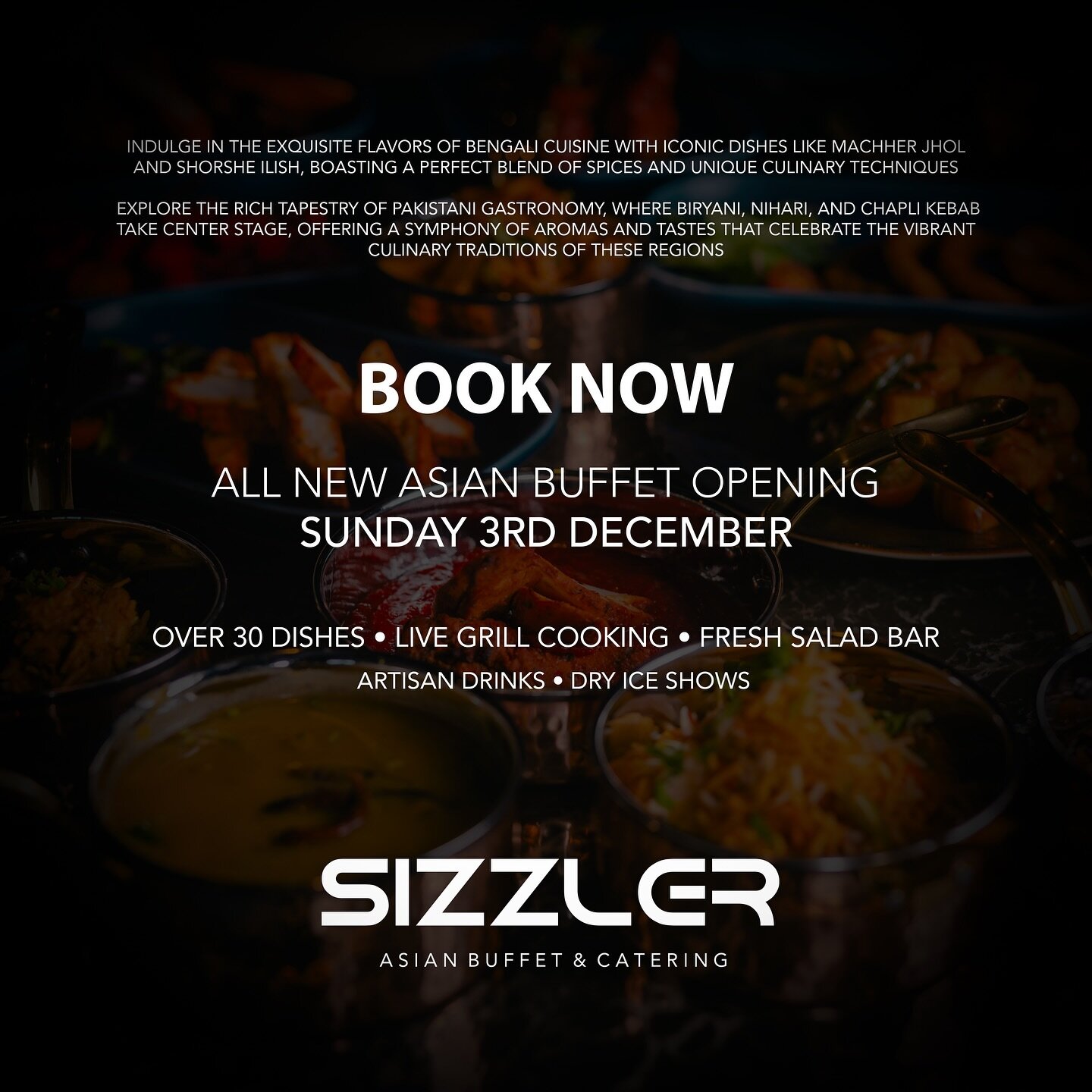 Welcome to a brand new captivating experience of Asian buffet dining, where an exquisite selection of dishes from the heart of Bangladesh, Pakistan, and India awaits your discerning palate. Immerse yourself in a feast of flavors, featuring culinary d