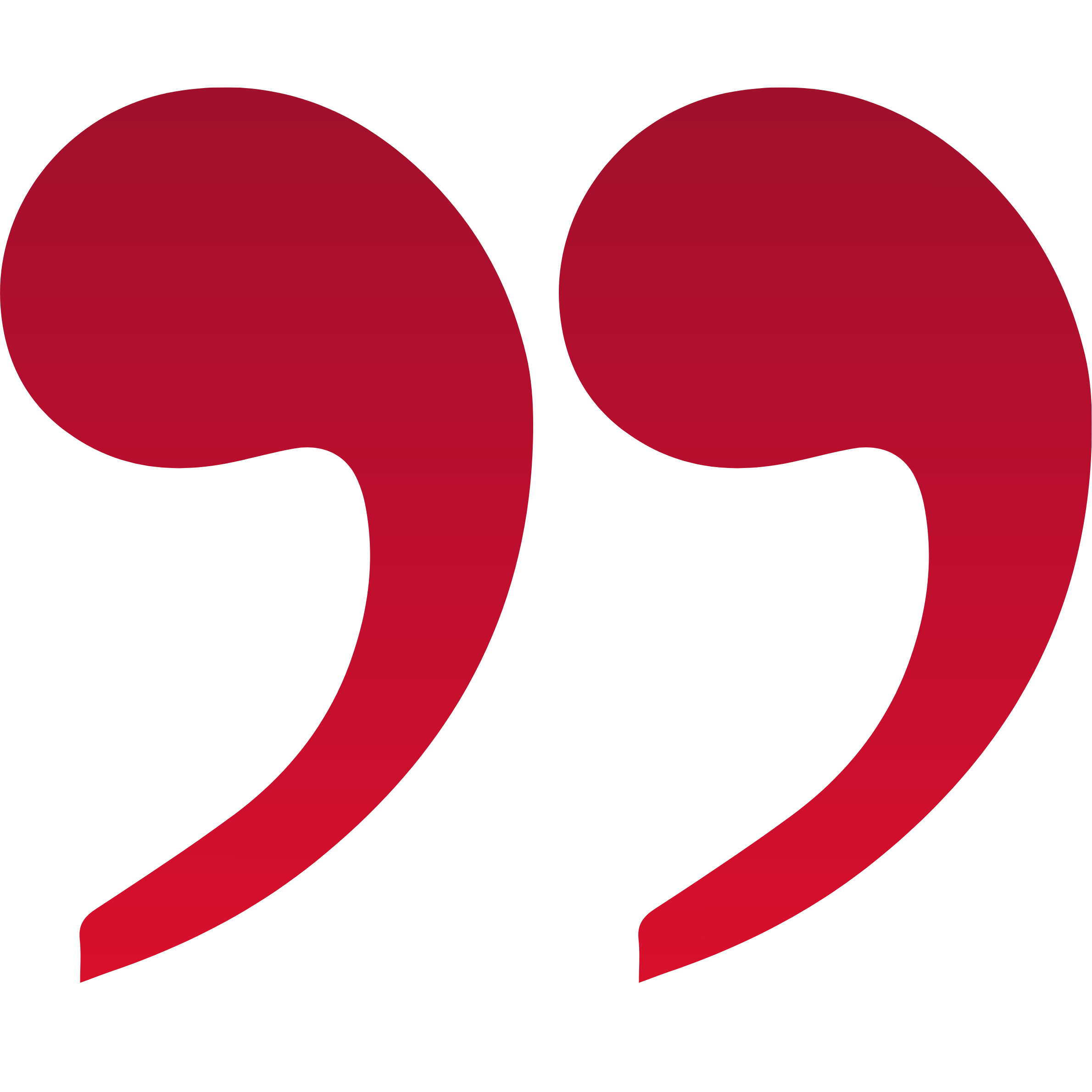 Red, possibly glass, oval-shaped object or design element on a black background.