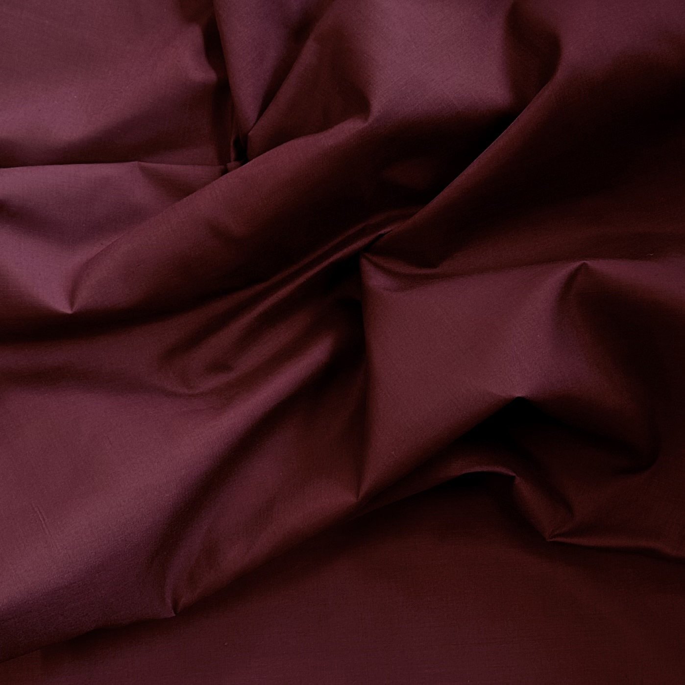 Burgundy Polycotton