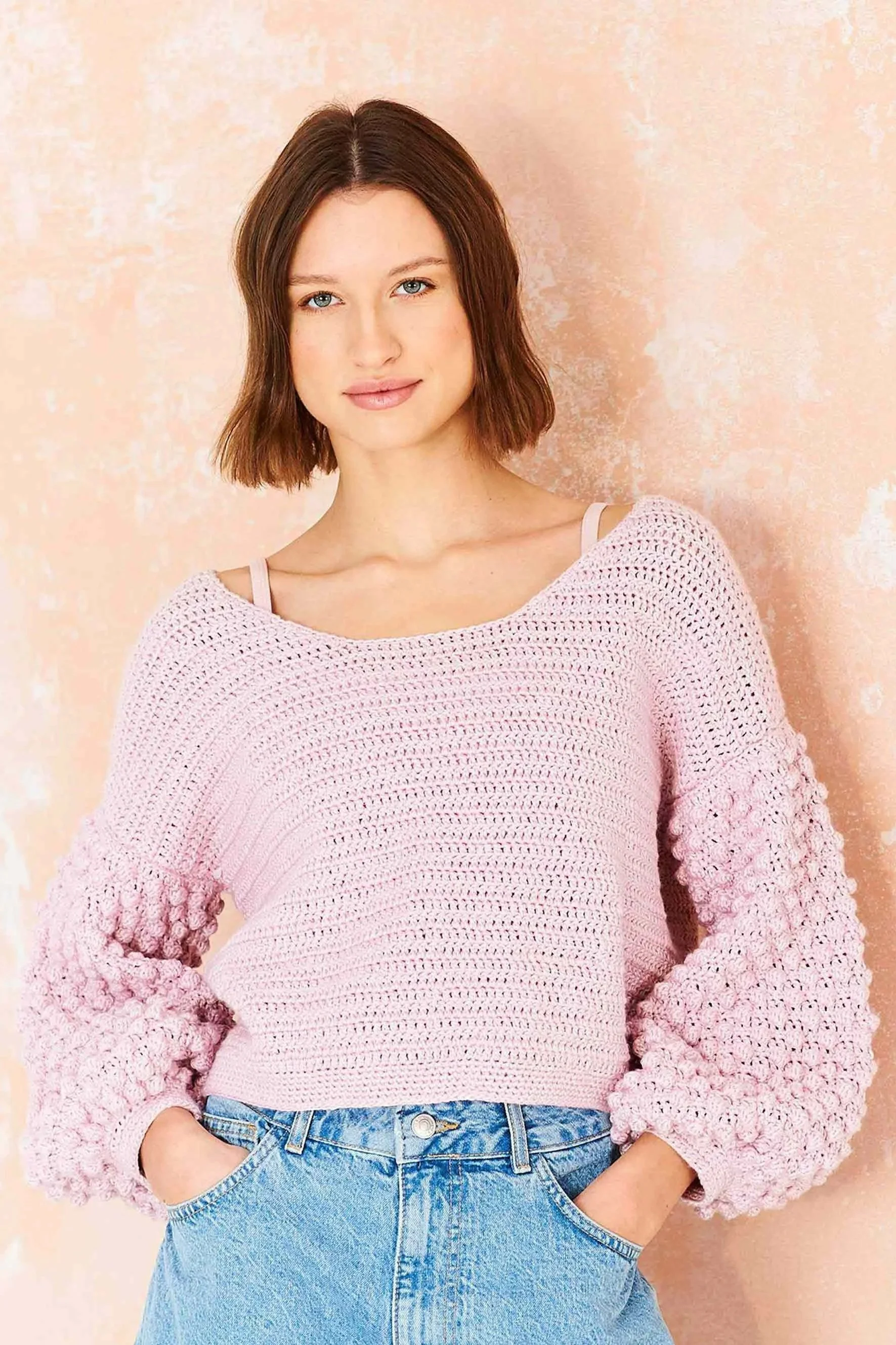 Top and Sweater in Stylecraft Sweater in Colour Burst DK or Cotton Twist DK (10207) Leaflet