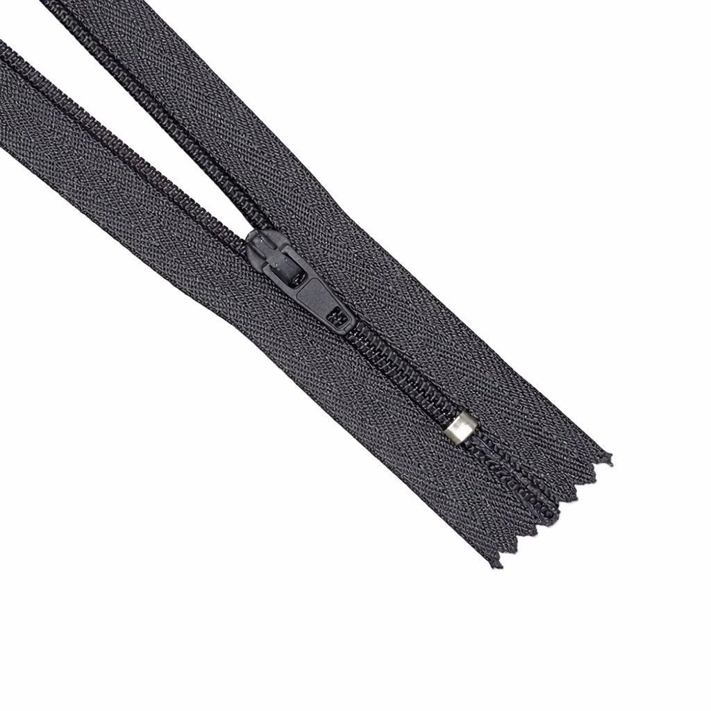 Charcoal Closed End Zip