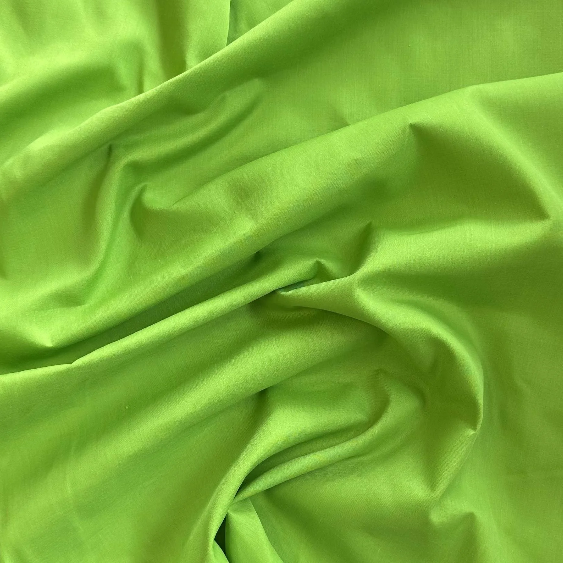 Lime Polycotton