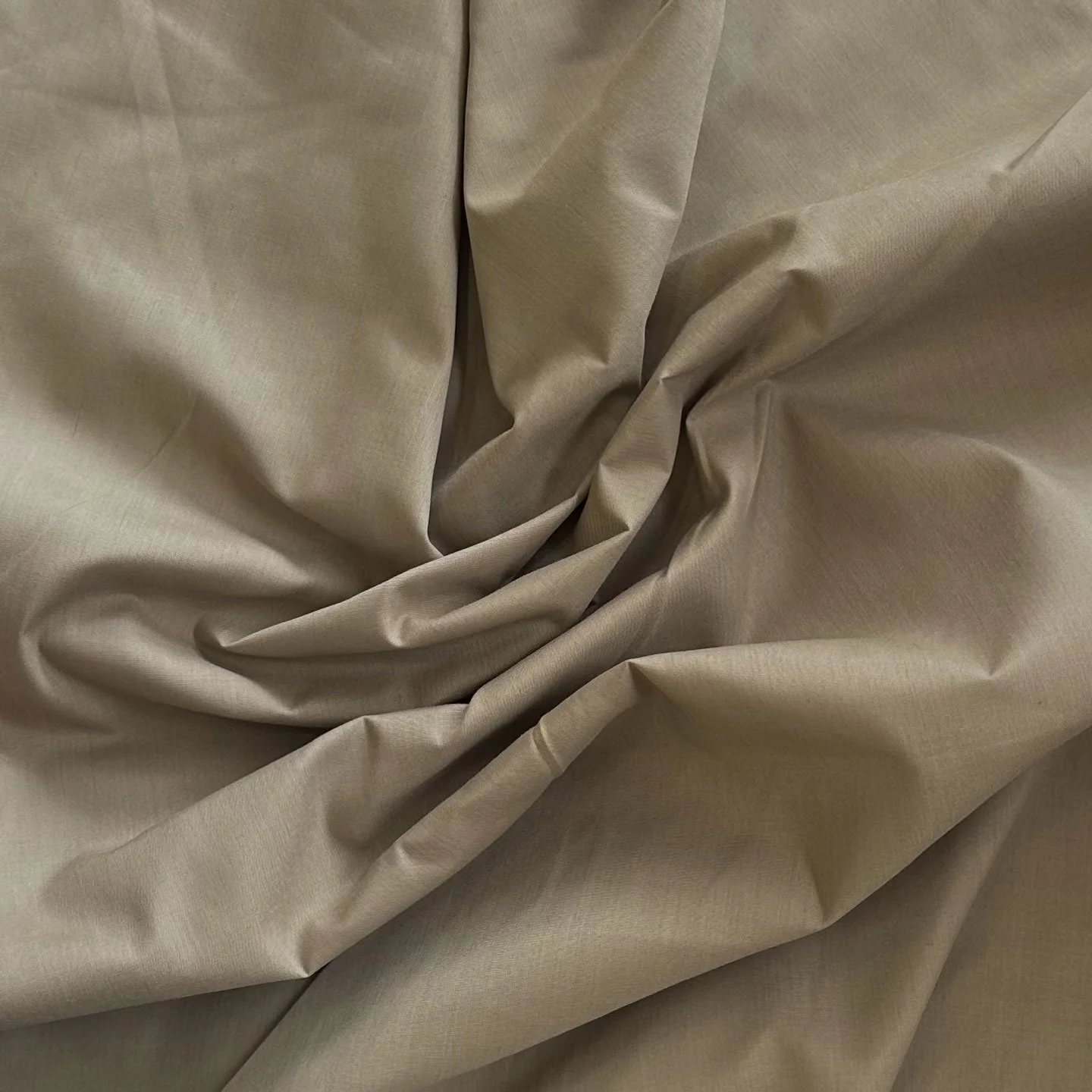 Taupe Polycotton