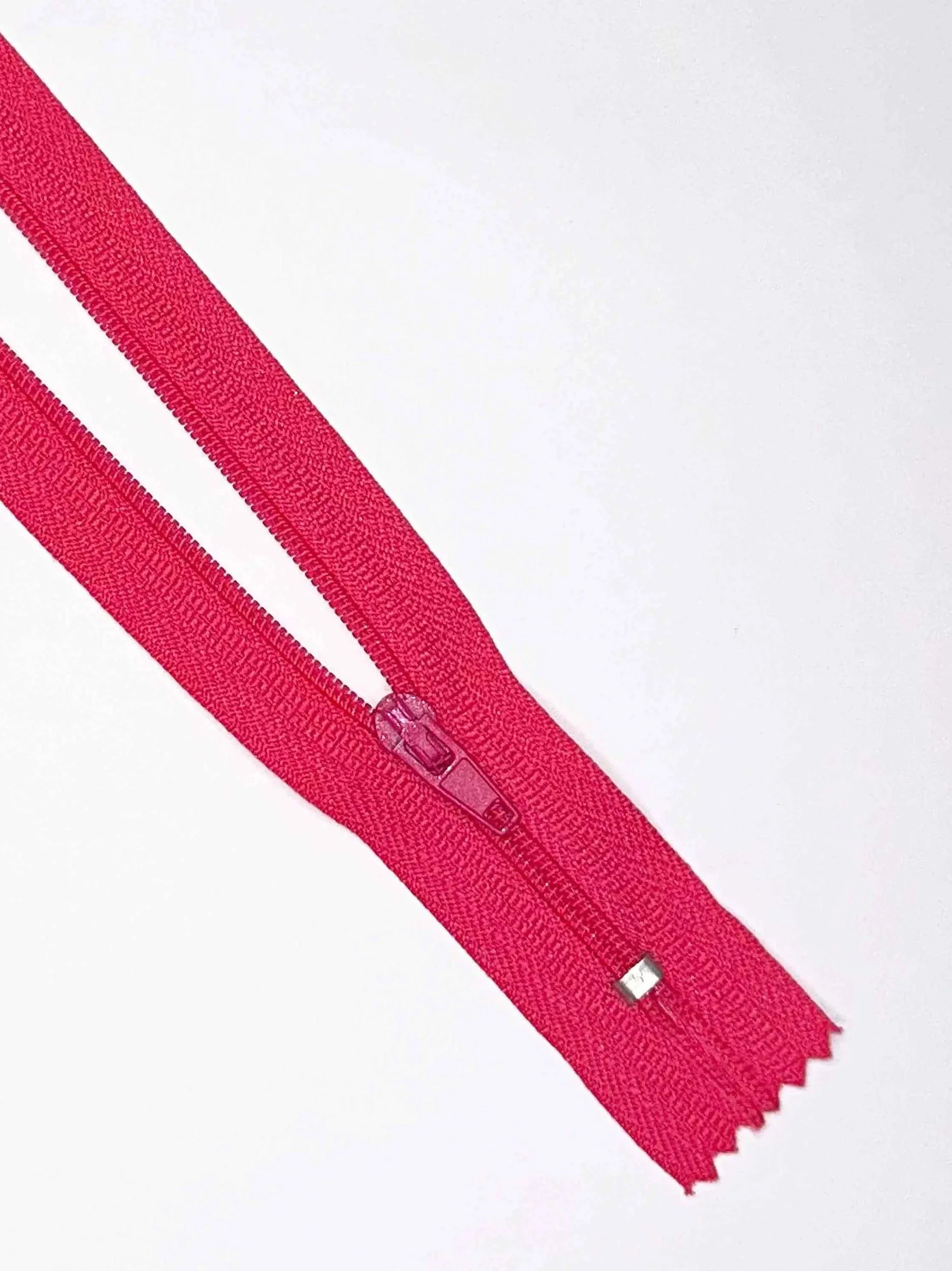Cerise Closed End Zip