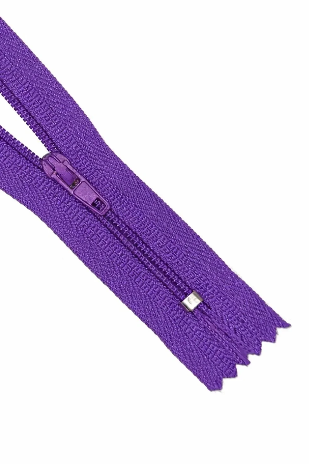 Purple Closed End Zip