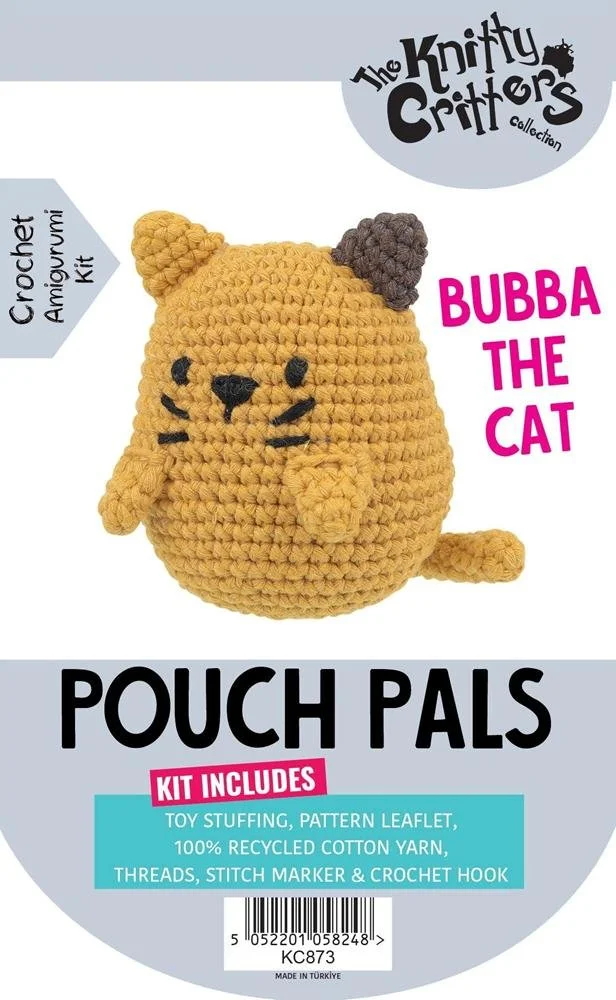 Pouch PalsBubba the Cat crochet kit