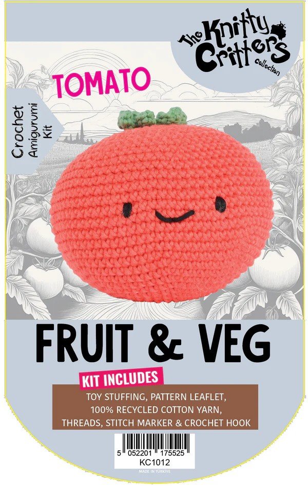 Pouch Pals Tomato Amigurumi crochet kit