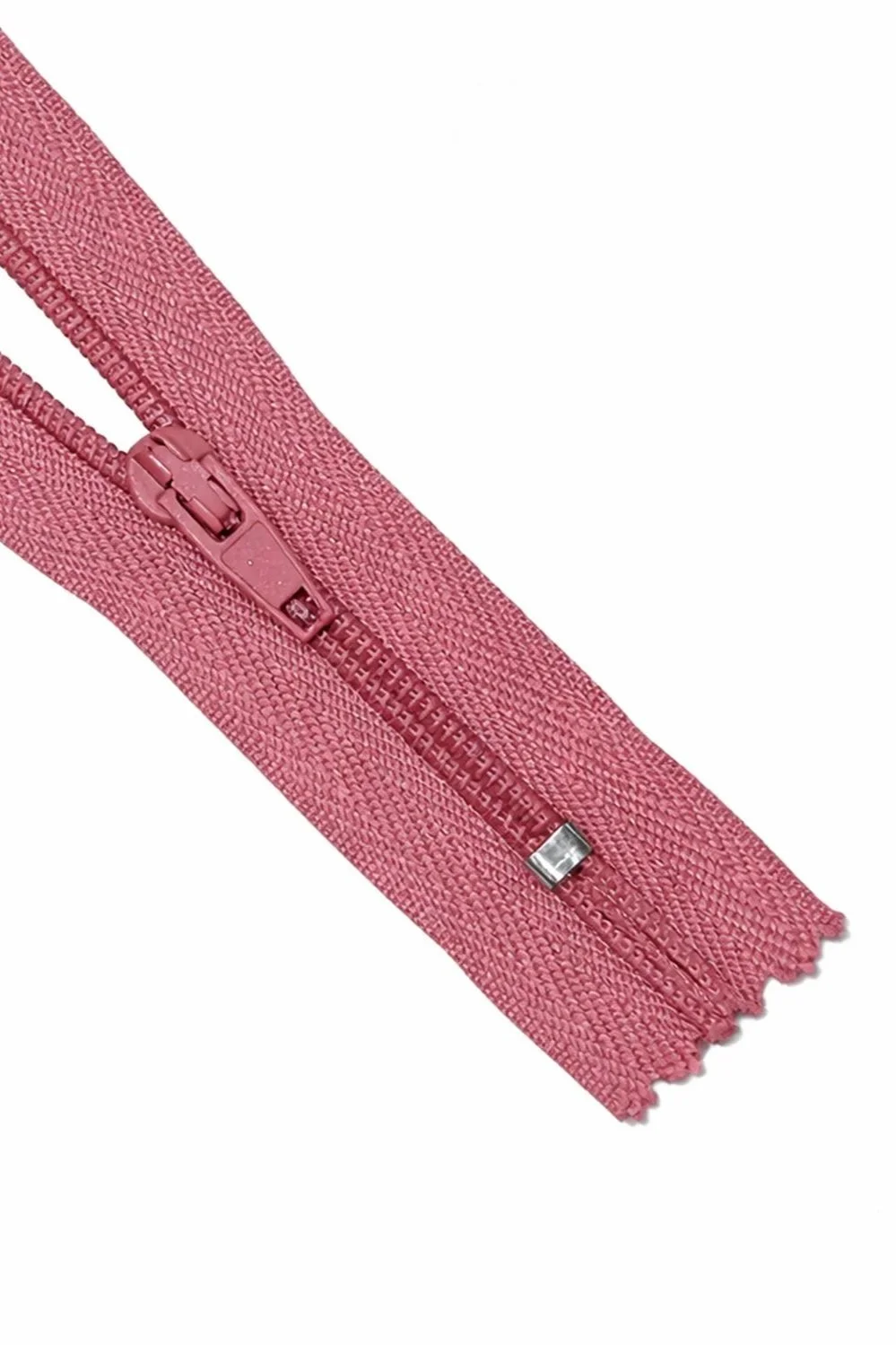 Dusky Pink Closed End Zip