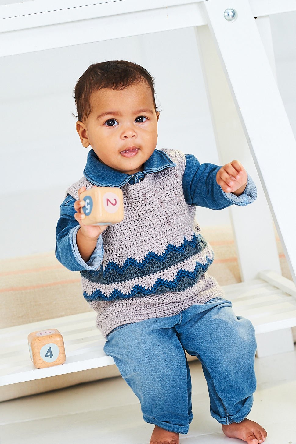 Crochet Cardigans in Stylecraft Bambino DK (10236) Leaflet