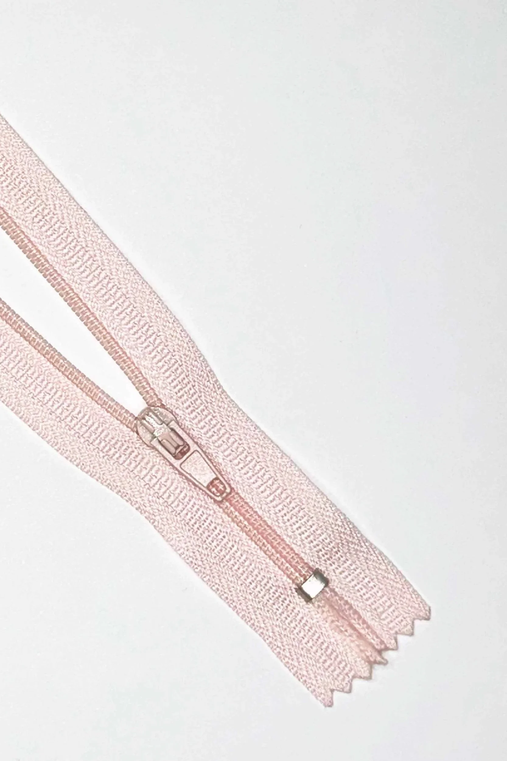 Light Pink Closed End Zip